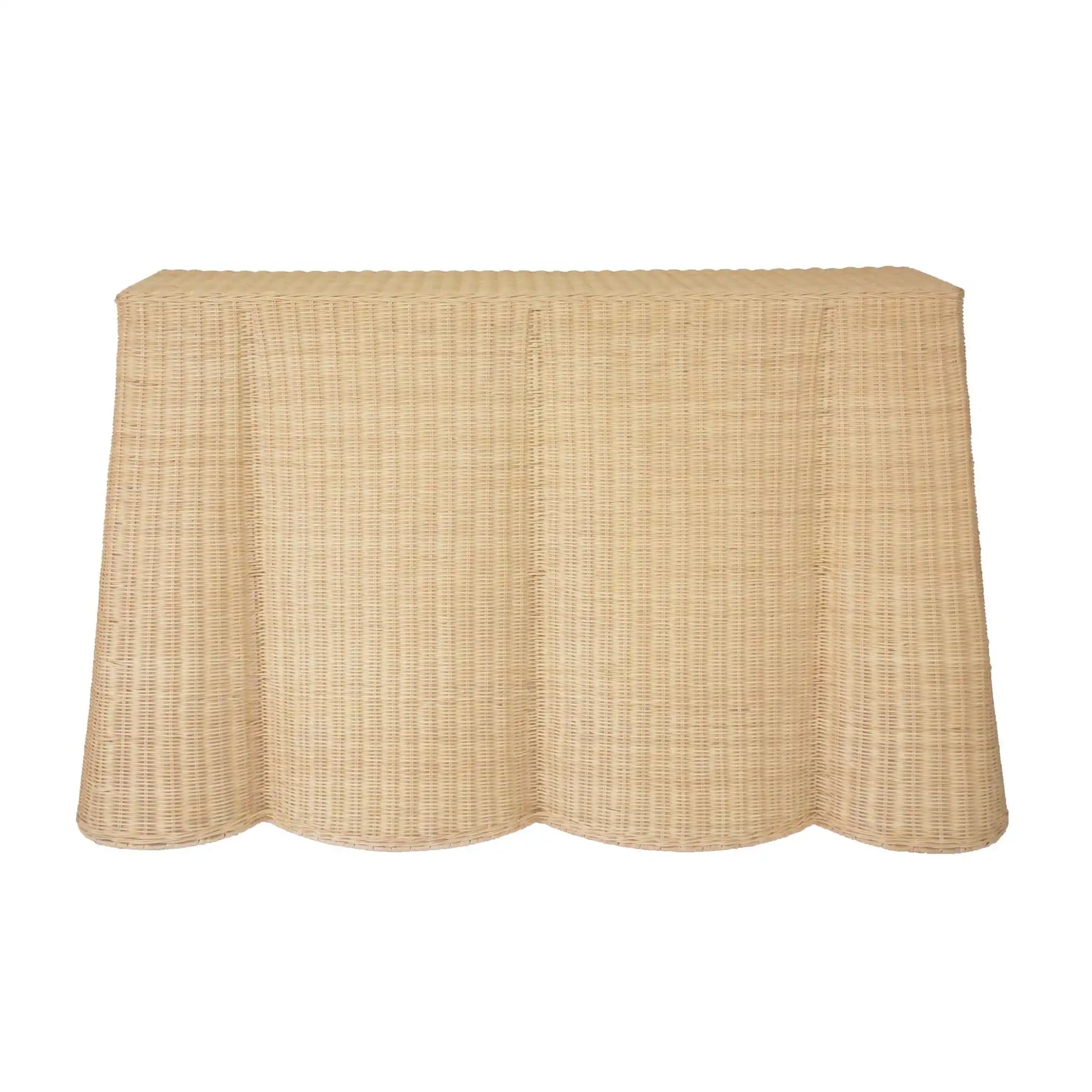 Egan - Rattan Console Table - Natural - Best Buy Furniture