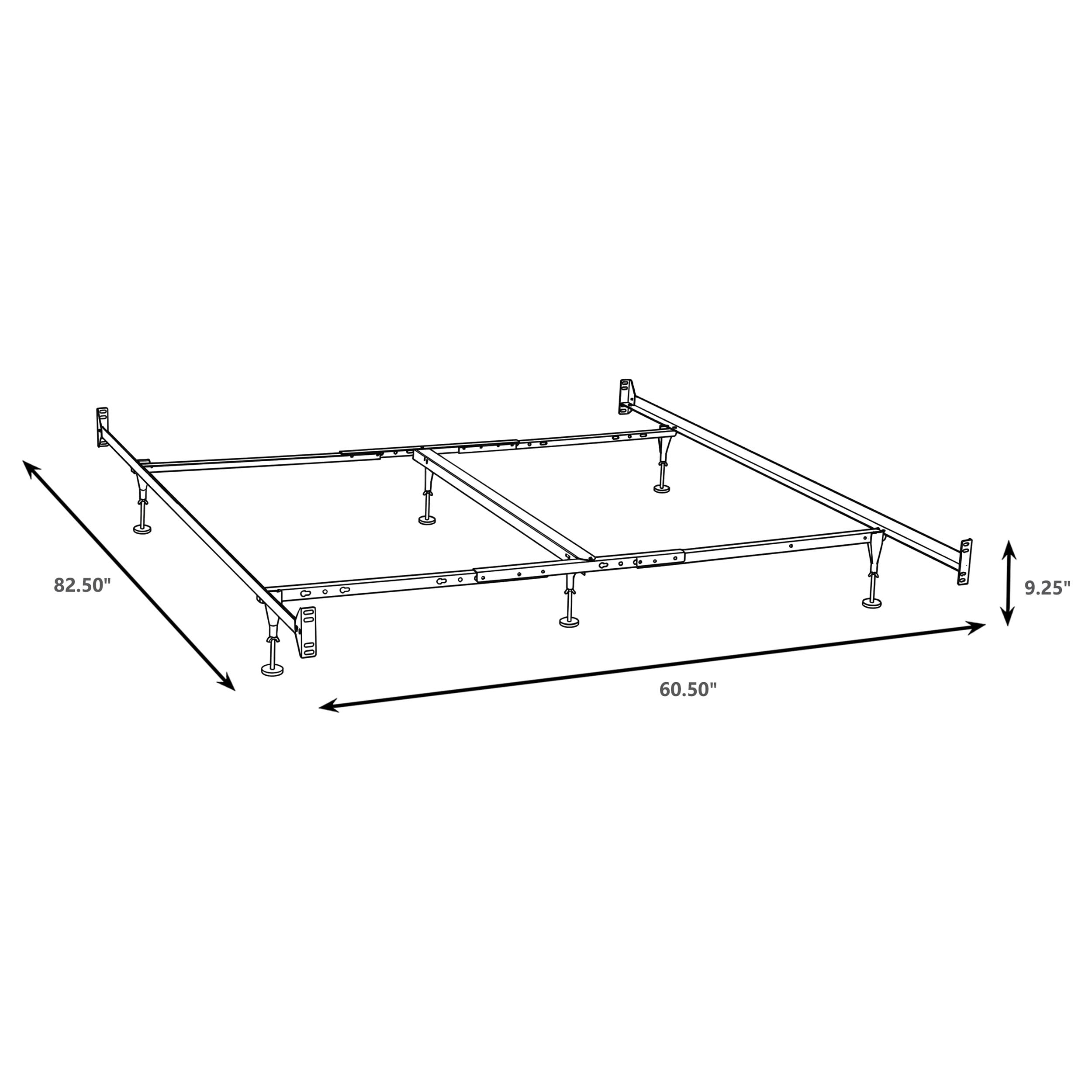 Esme Queen or E King Bed Frame Black (Headboard & Footboard)-CoasterSleep