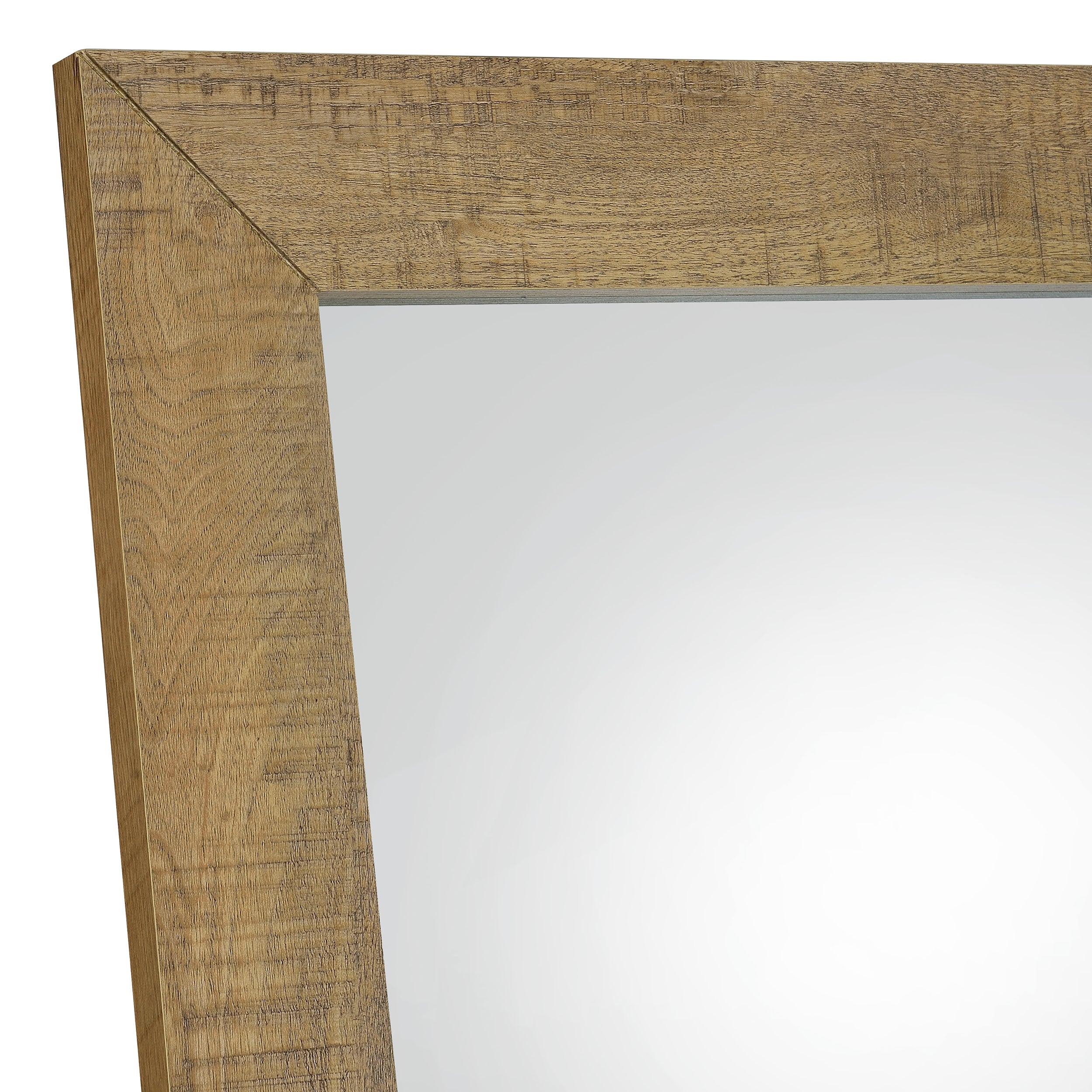 Cadence Tempered Glass Full Length Standing Mirror Mango-