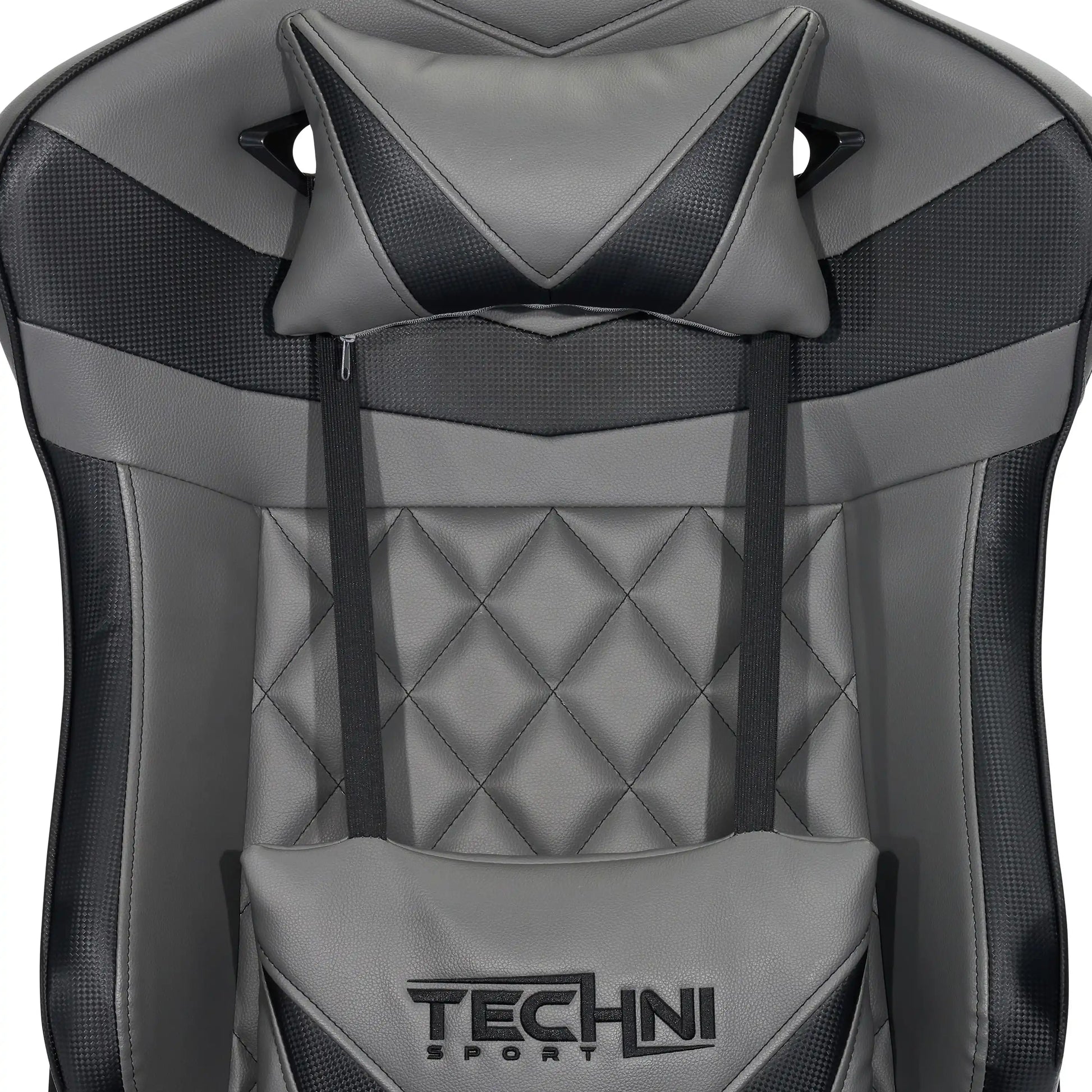 Techni Sport XL Ergonomic Gaming Chair , Grey - Best Buy Furniture