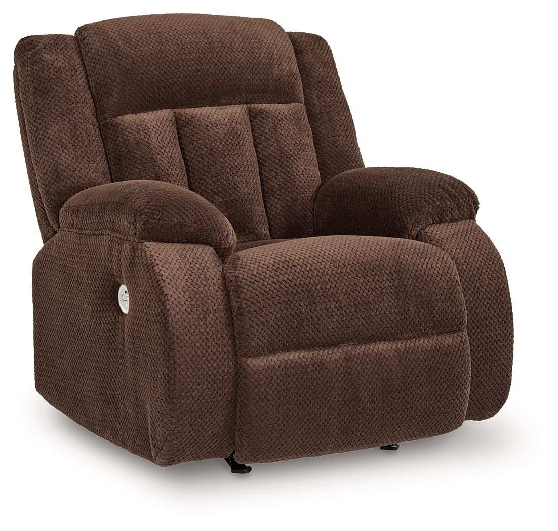 Free Wake - Power Rocker Recliner - Chocolate - Best Buy Furniture