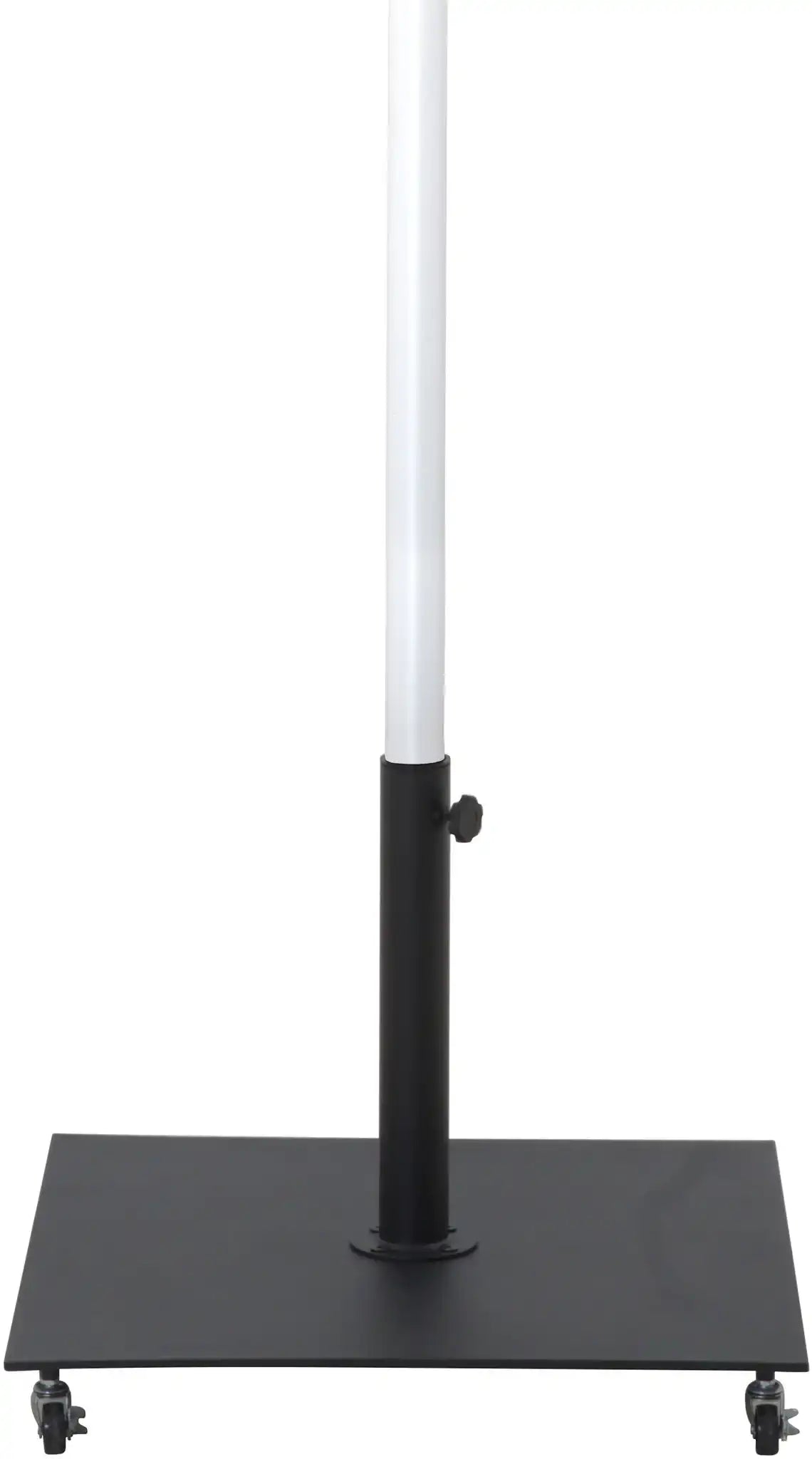 Fiji - Aluminum Patio Umbrella With Square Black And White Base