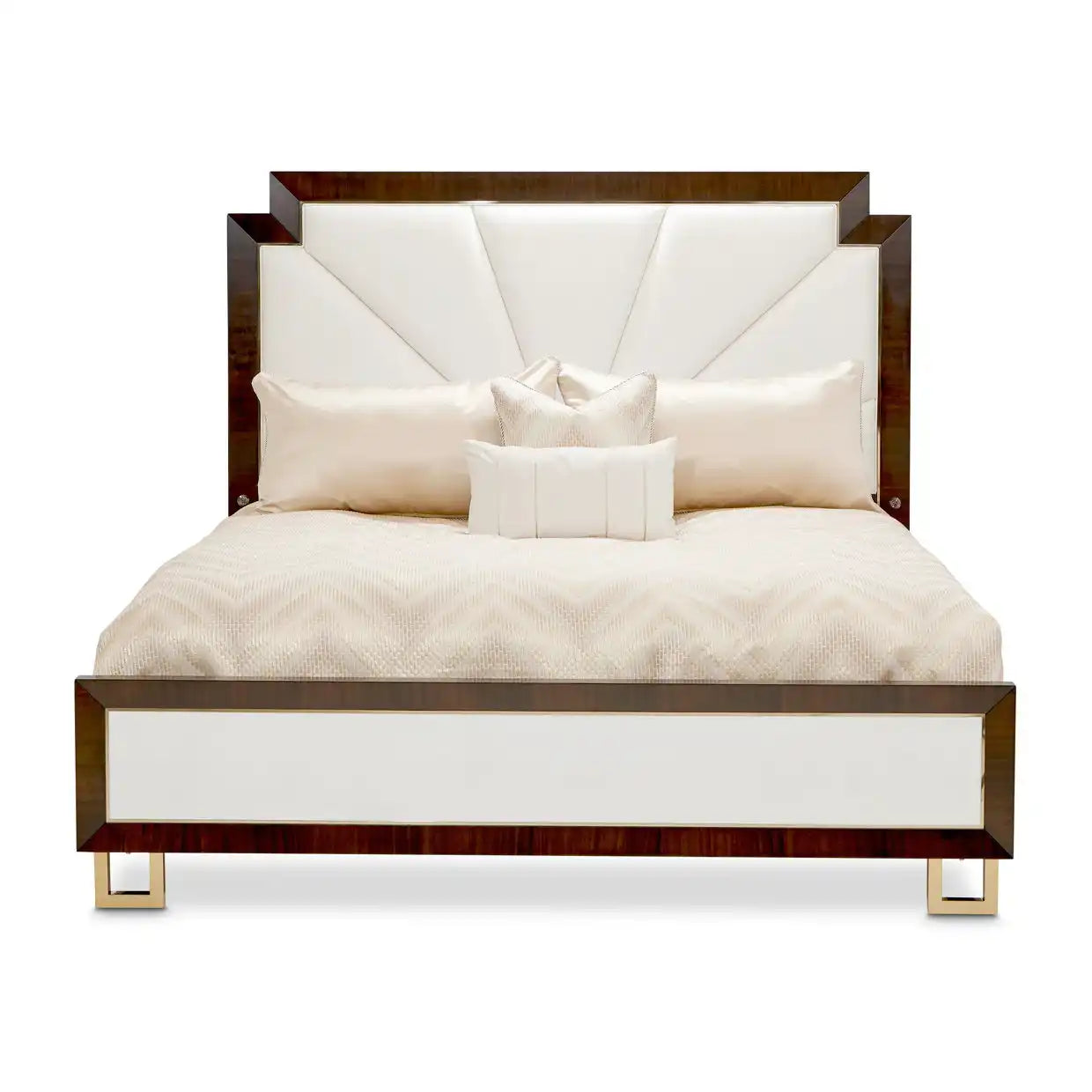 Belmont Place - Upholstered Bed - Espresso - Best Buy Furniture