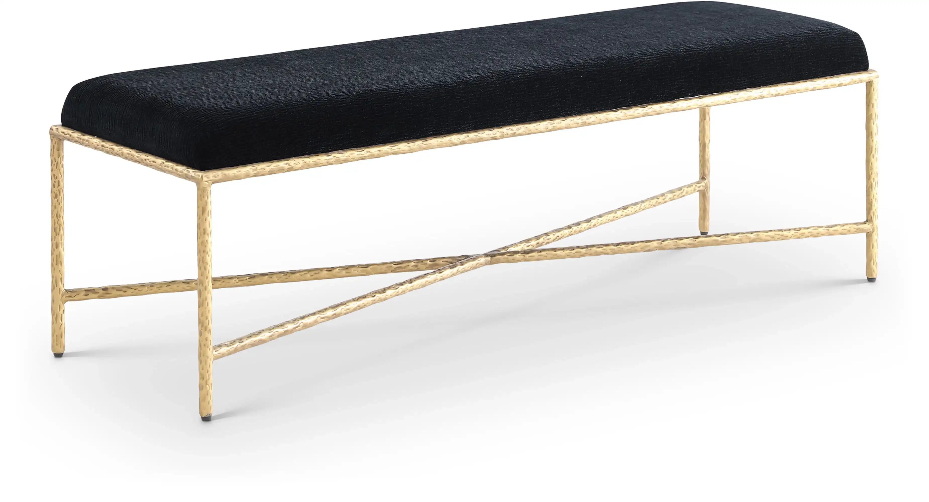 Valley - Bench With Gold Frame - Best Buy Furniture