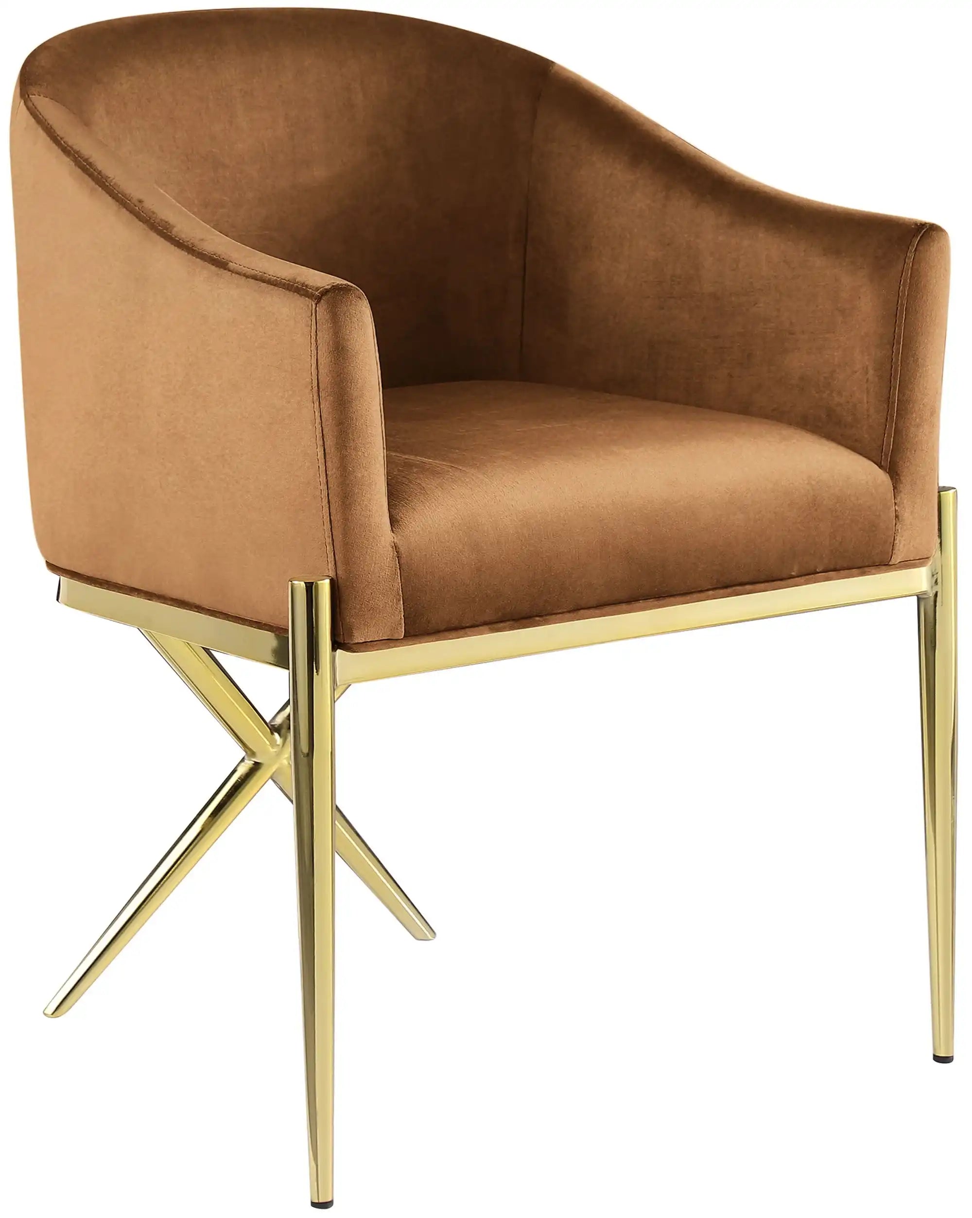 Xavier - Dining Chair with Gold Legs - Best Buy Furniture