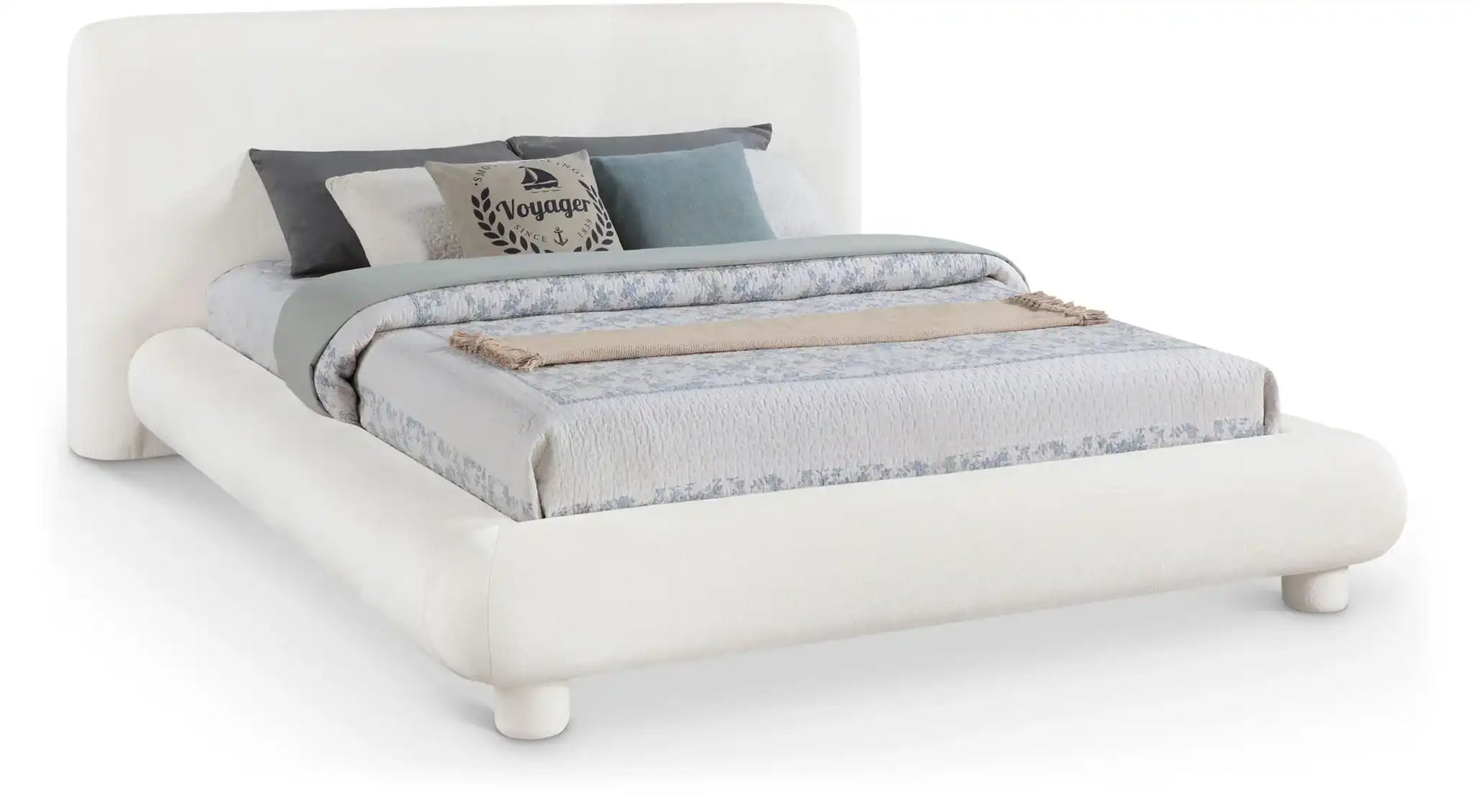Blair - Chenille Upholstered Bed - Best Buy Furniture