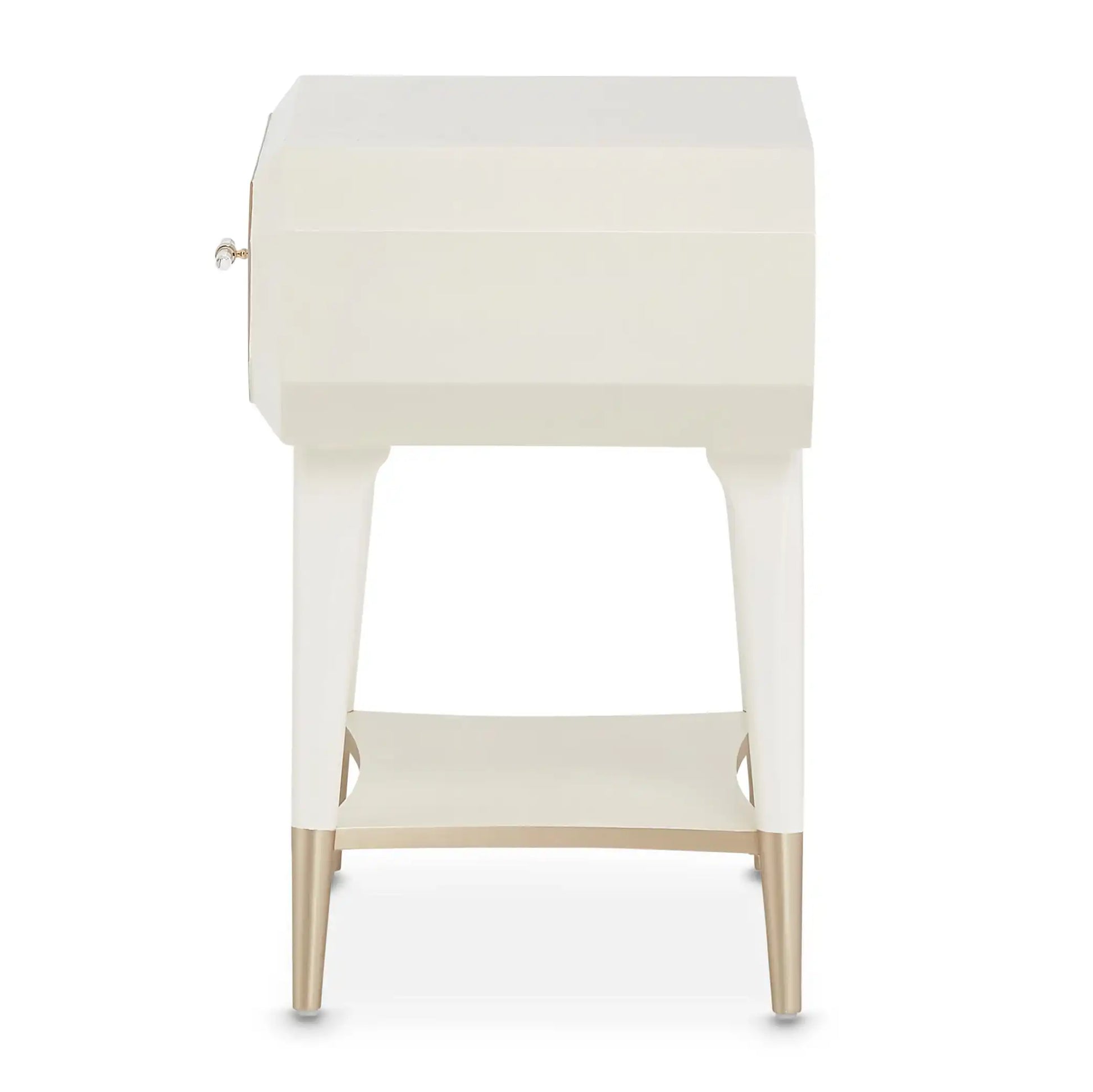 La Rachelle - 1-Drawer Nightstand - Champagne - Best Buy Furniture