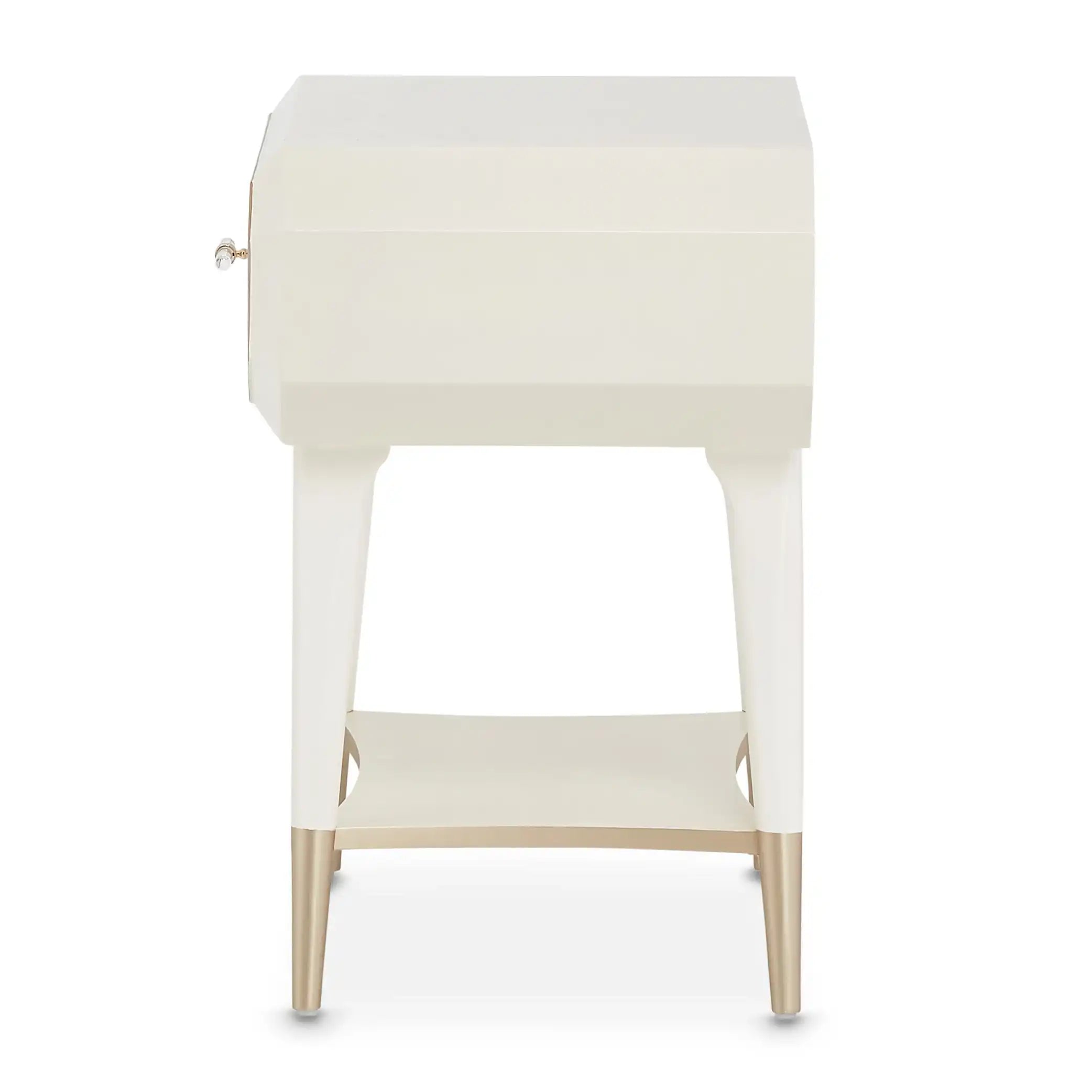 La Rachelle - 1-Drawer Nightstand - Champagne - Best Buy Furniture