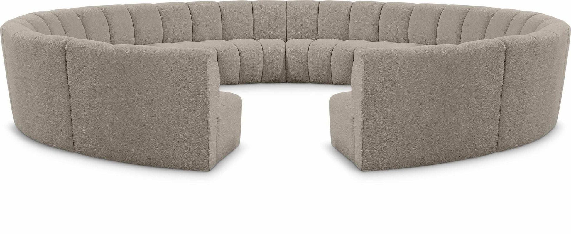 Infinity - 12 Piece Boucle Modular Sectional - Best Buy Furniture
