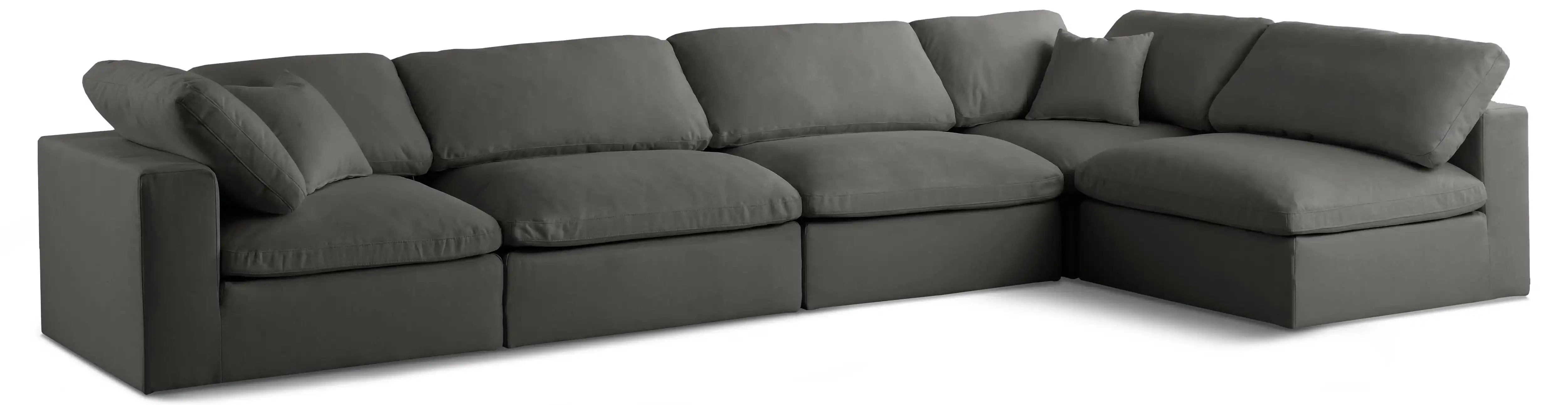 Plush - 5 Piece Modular Sectional - Best Buy Furniture