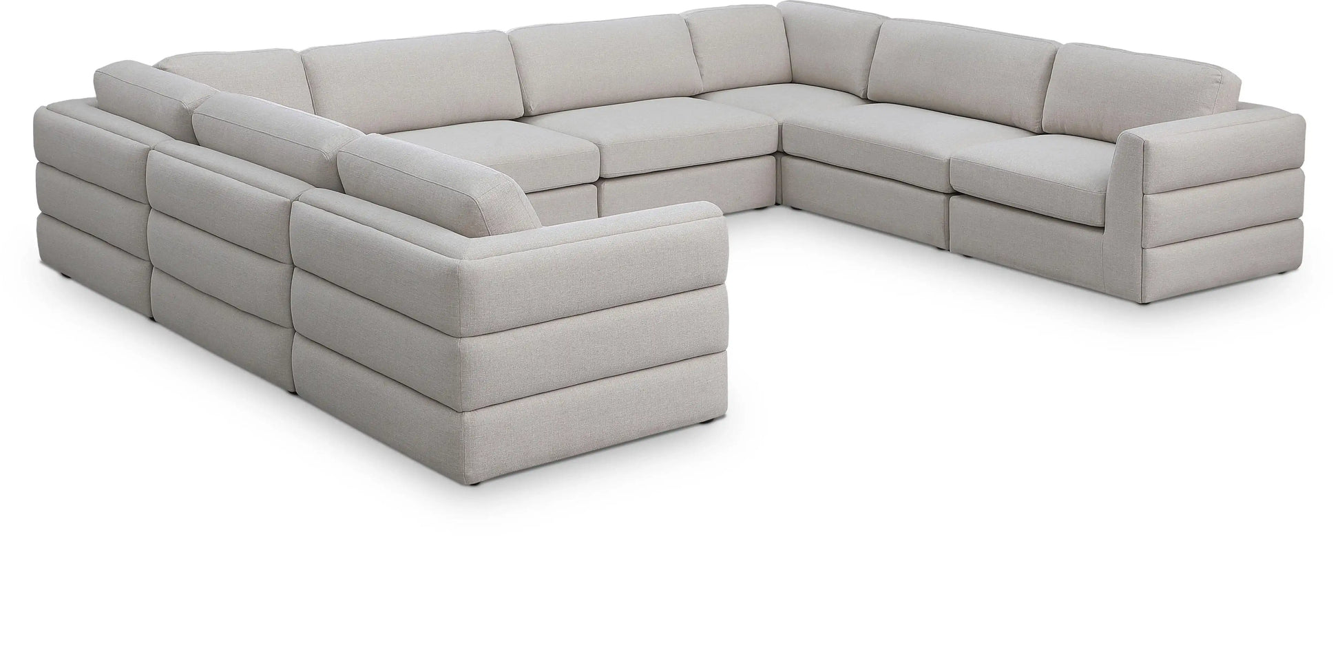Beckham - 8 Piece Modular Sectional - Best Buy Furniture