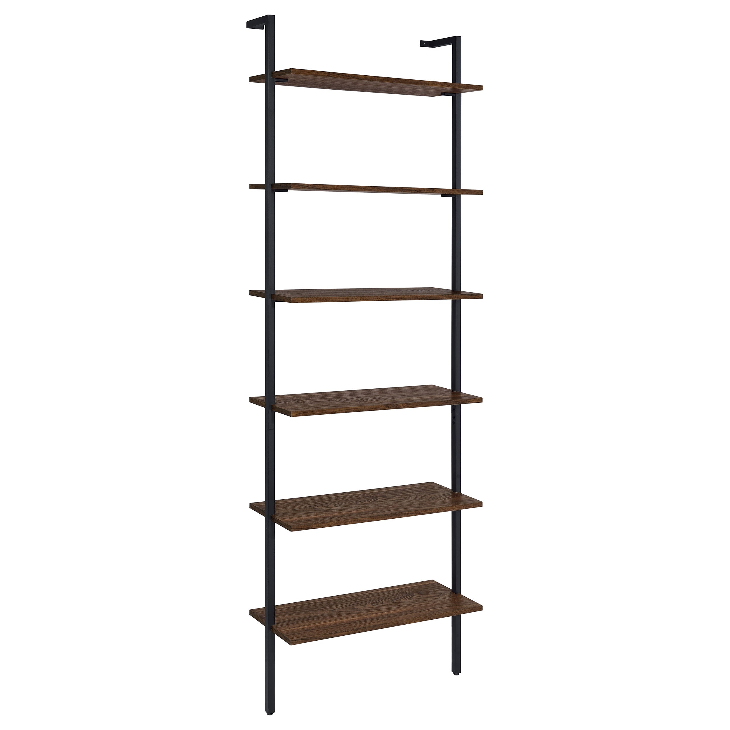 Owens 96-inch 6-shelf Wall Bookshelf Walnut-