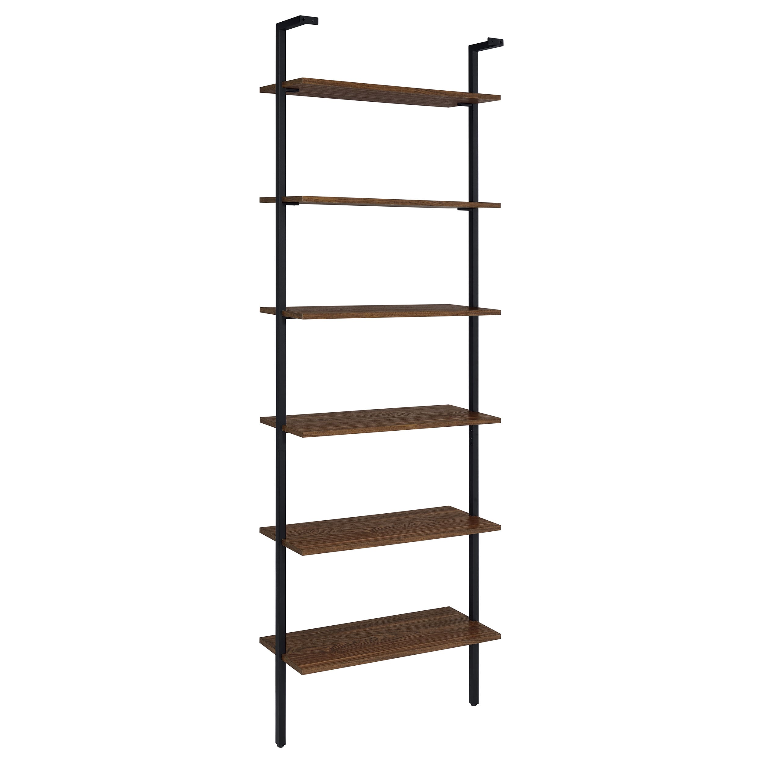 Owens 3-piece 96-inch Wall Mounted Bookshelf Set Walnut-