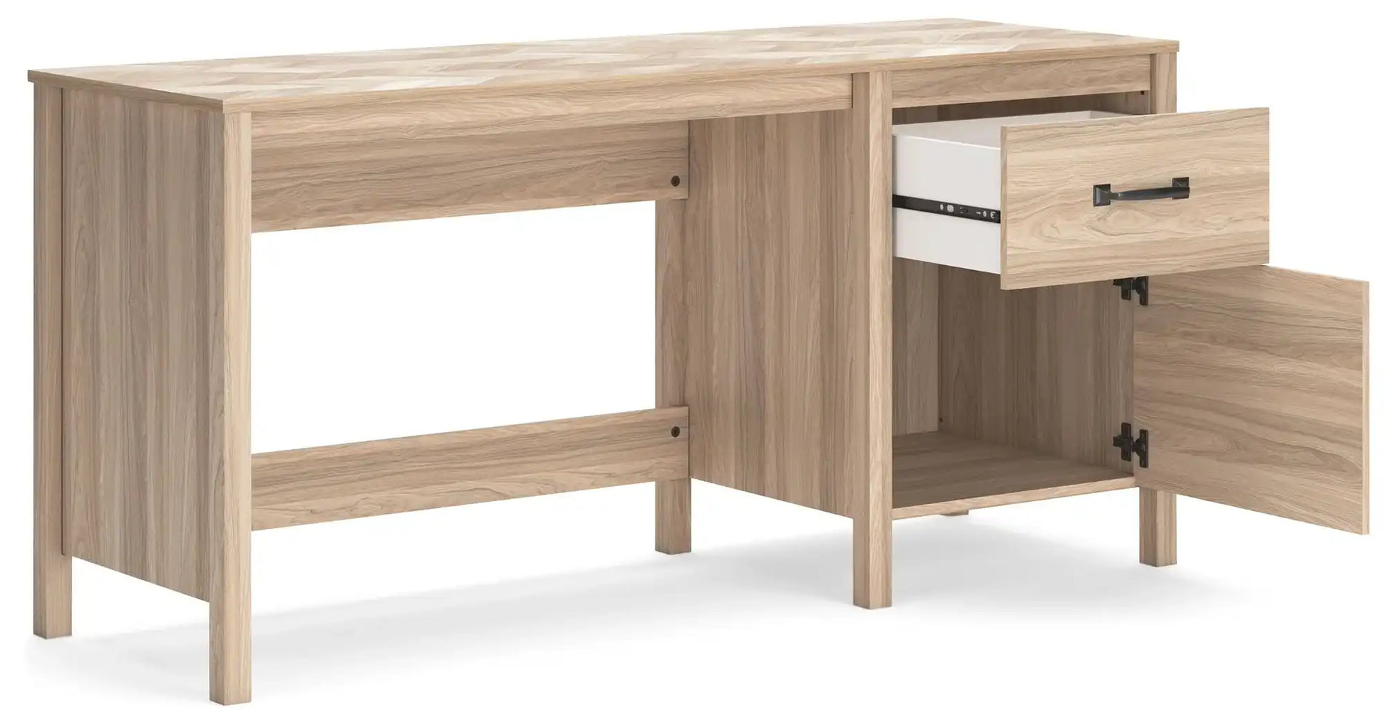 Battelle - Home Office Desk - Tan - Best Buy Furniture