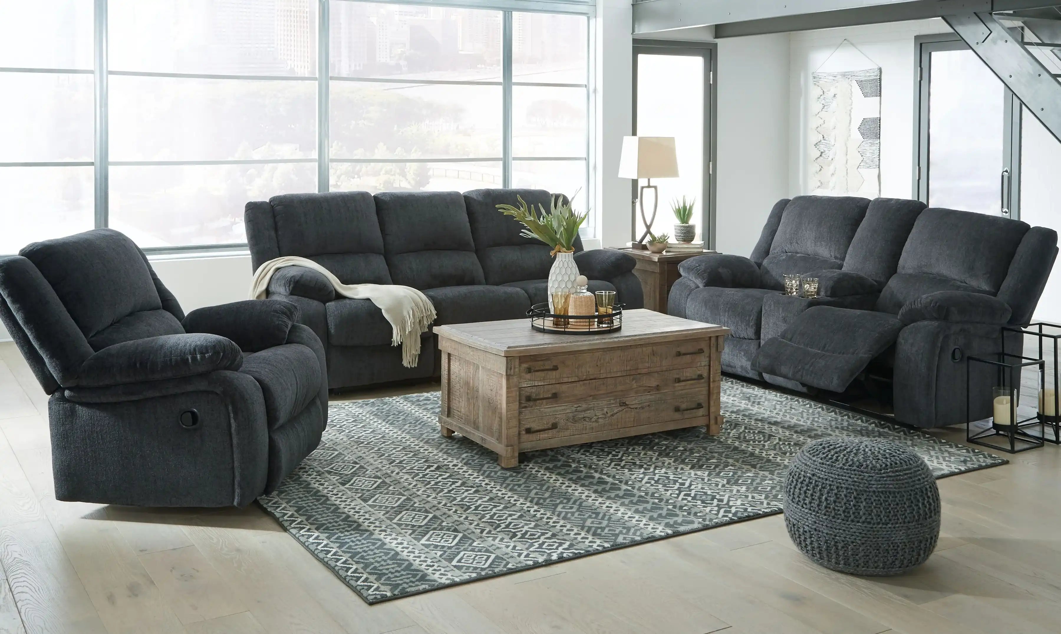 Draycoll - Reclining Living Room Set - Best Buy Furniture