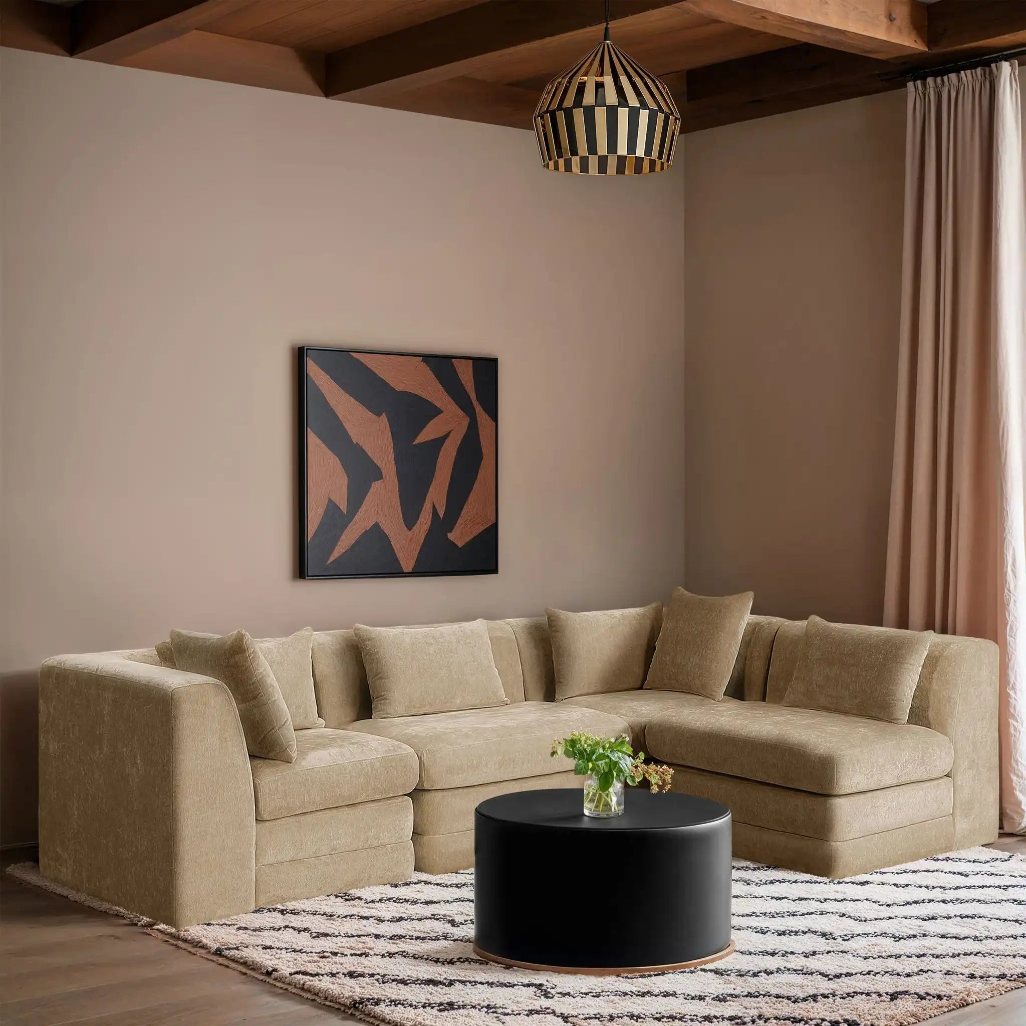 Stellar - 4 Piece Upholstered Modular Sectional