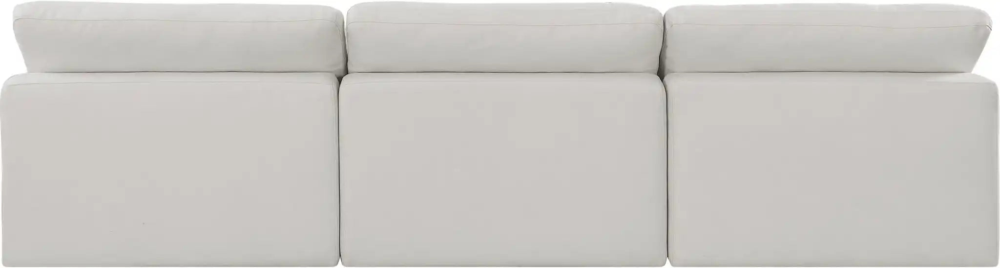 Comfy - Linen Modular Armless Sofa 3 Seats