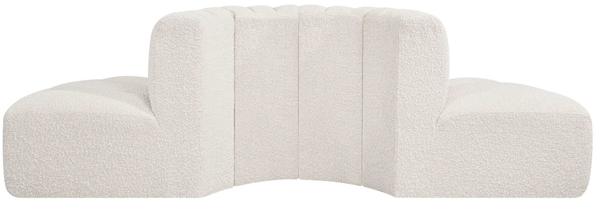 Arc - Boucle Fabric 4 Piece Modular Sofa