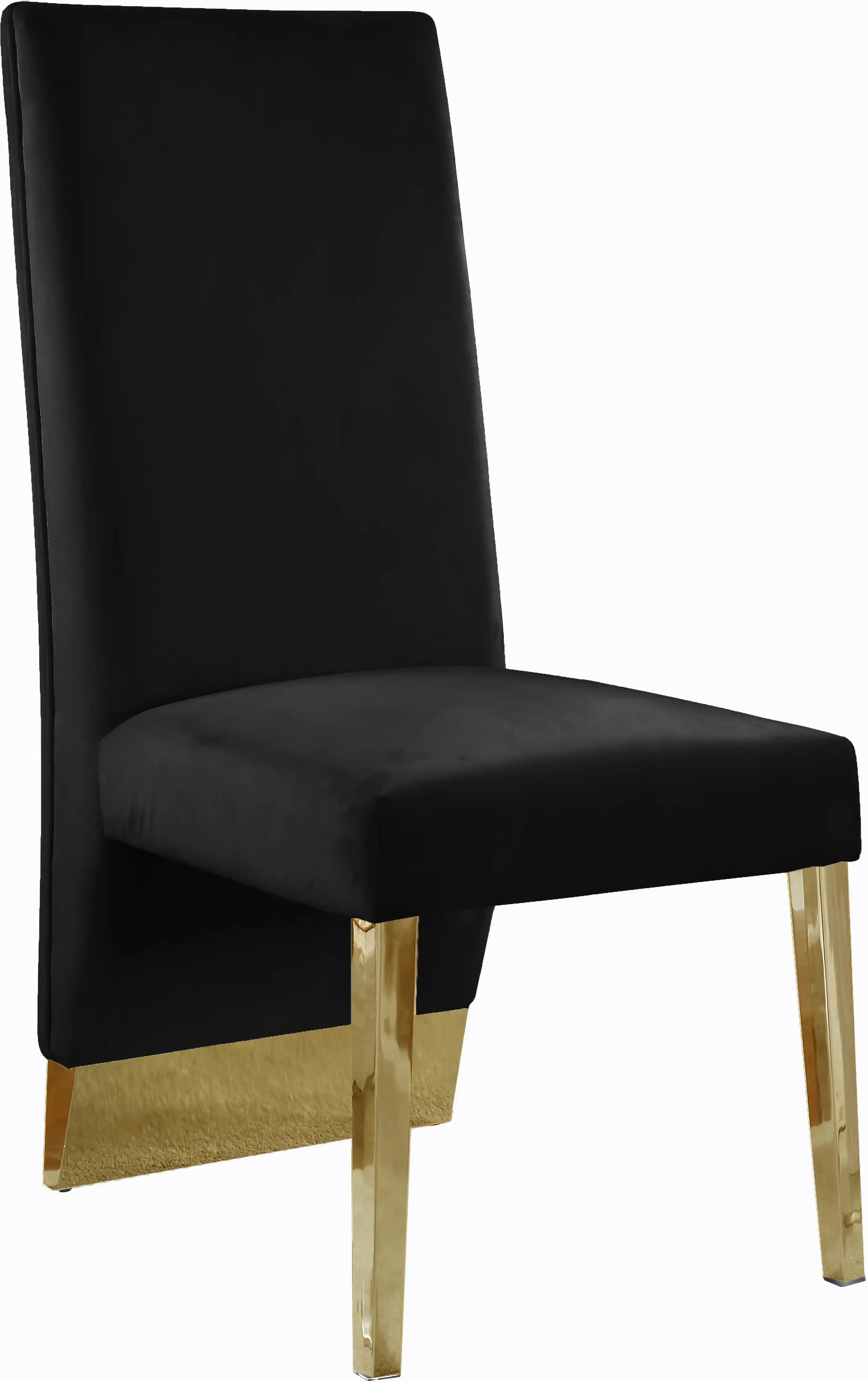 Porsha - Dining Chair with Gold Legs (Set of 2) - Best Buy Furniture