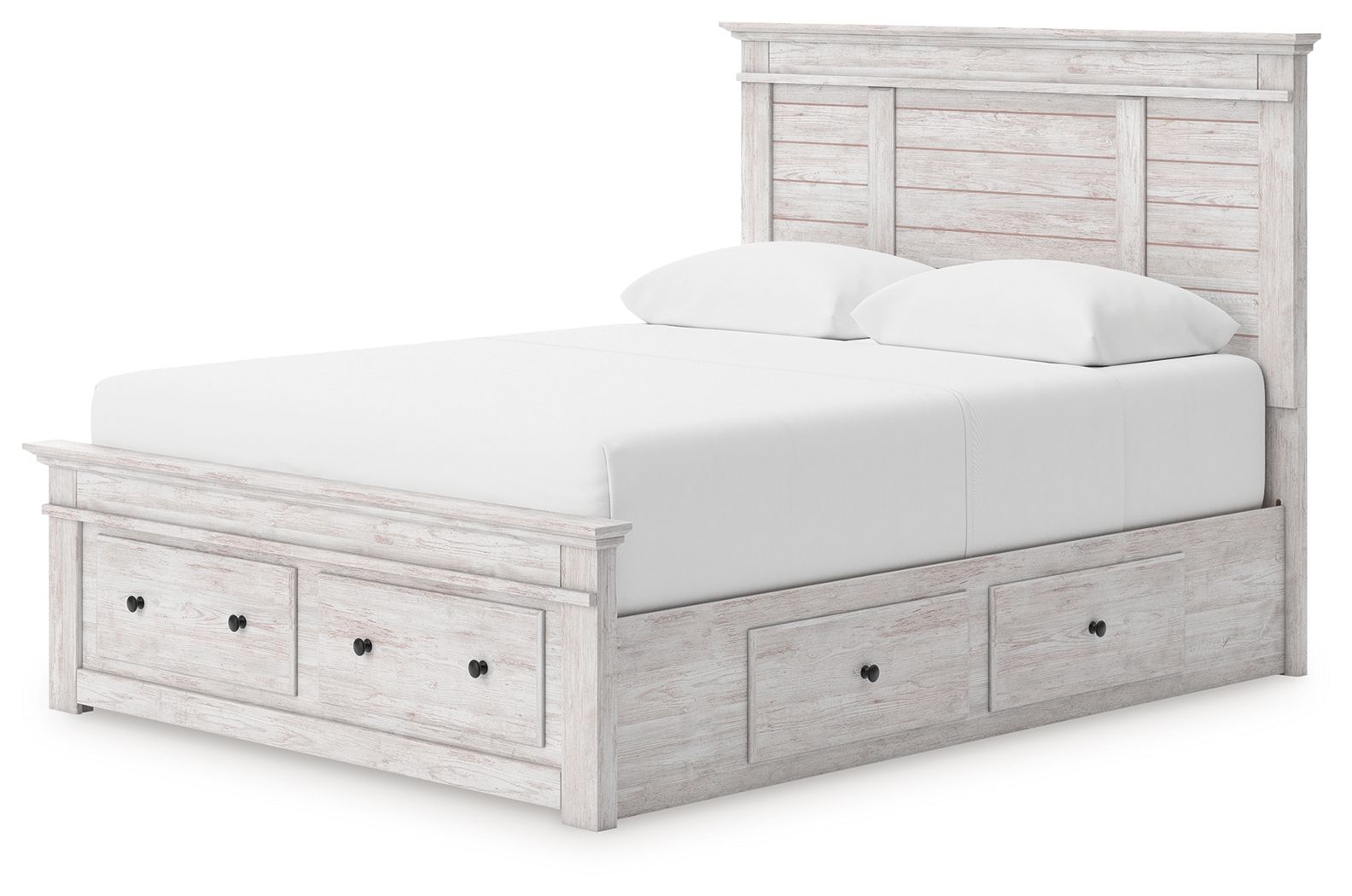 Makidern - Panel Storage Bed