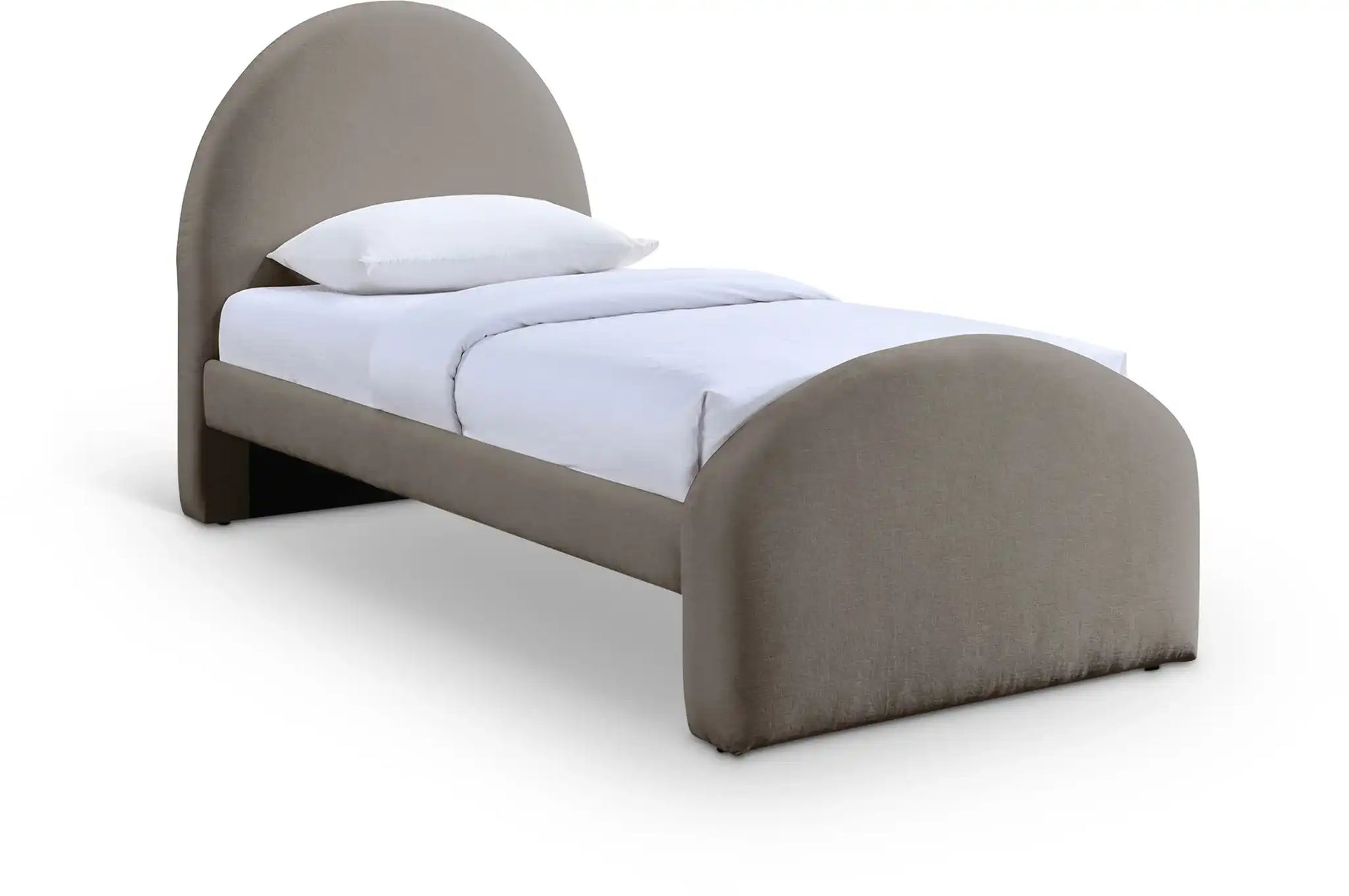 Andaz - Chenille Fabric Upholstered Bed - Best Buy Furniture