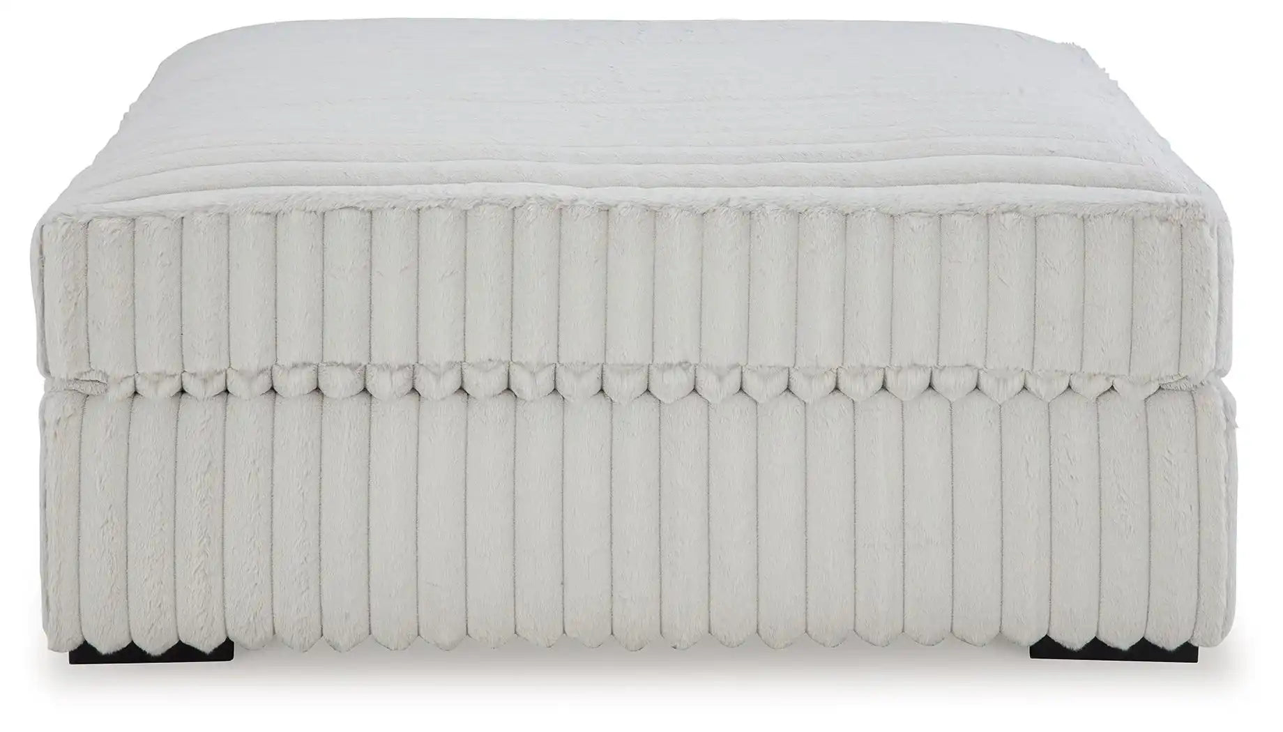 Stupendous - Oversized Accent Ottoman - Alloy - Best Buy Furniture