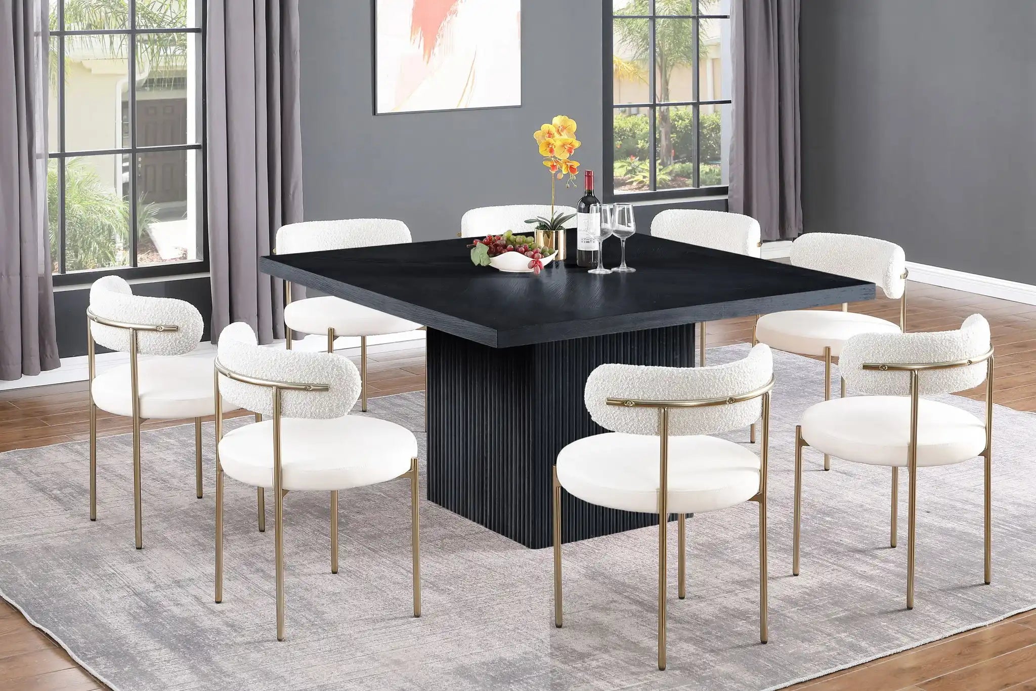 Belinda - Oak Veneer And Solid Wood Table