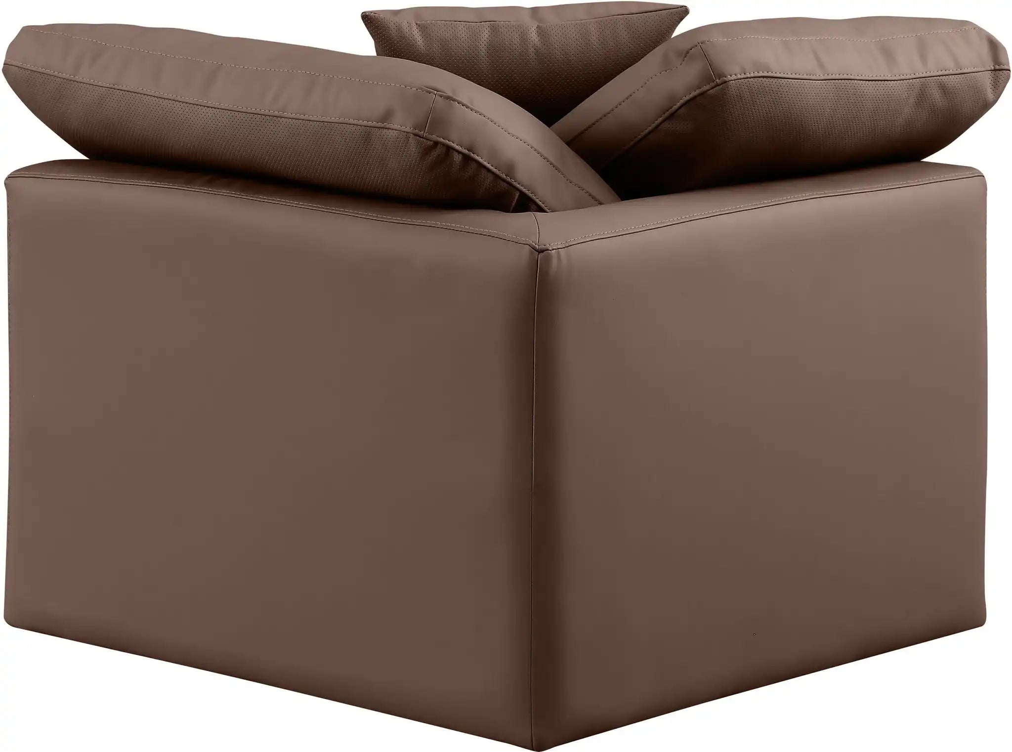 Indulge - Faux Leather Corner Chair