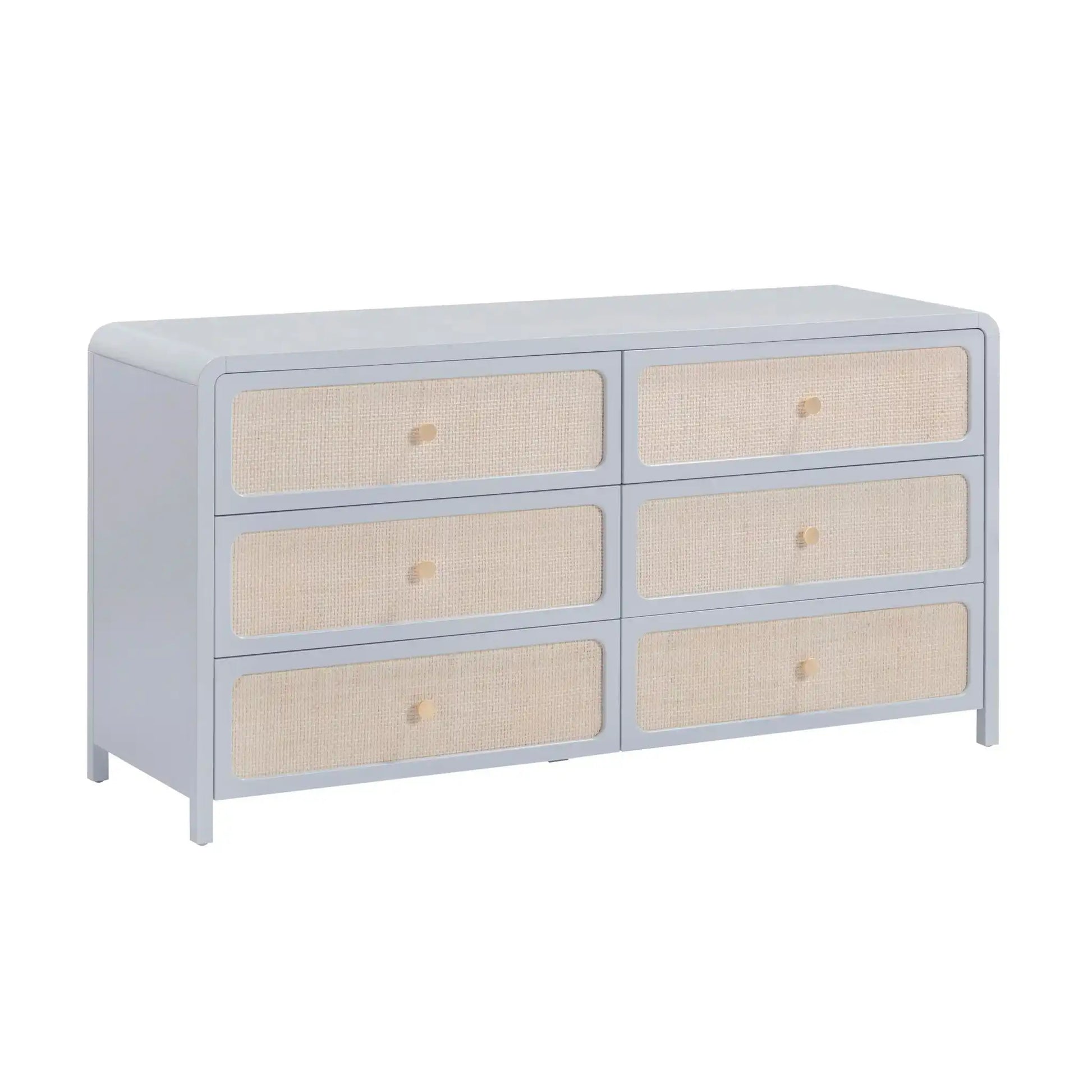 Patty - Rattan 6 Drawer Dresser - Best Buy Furniture