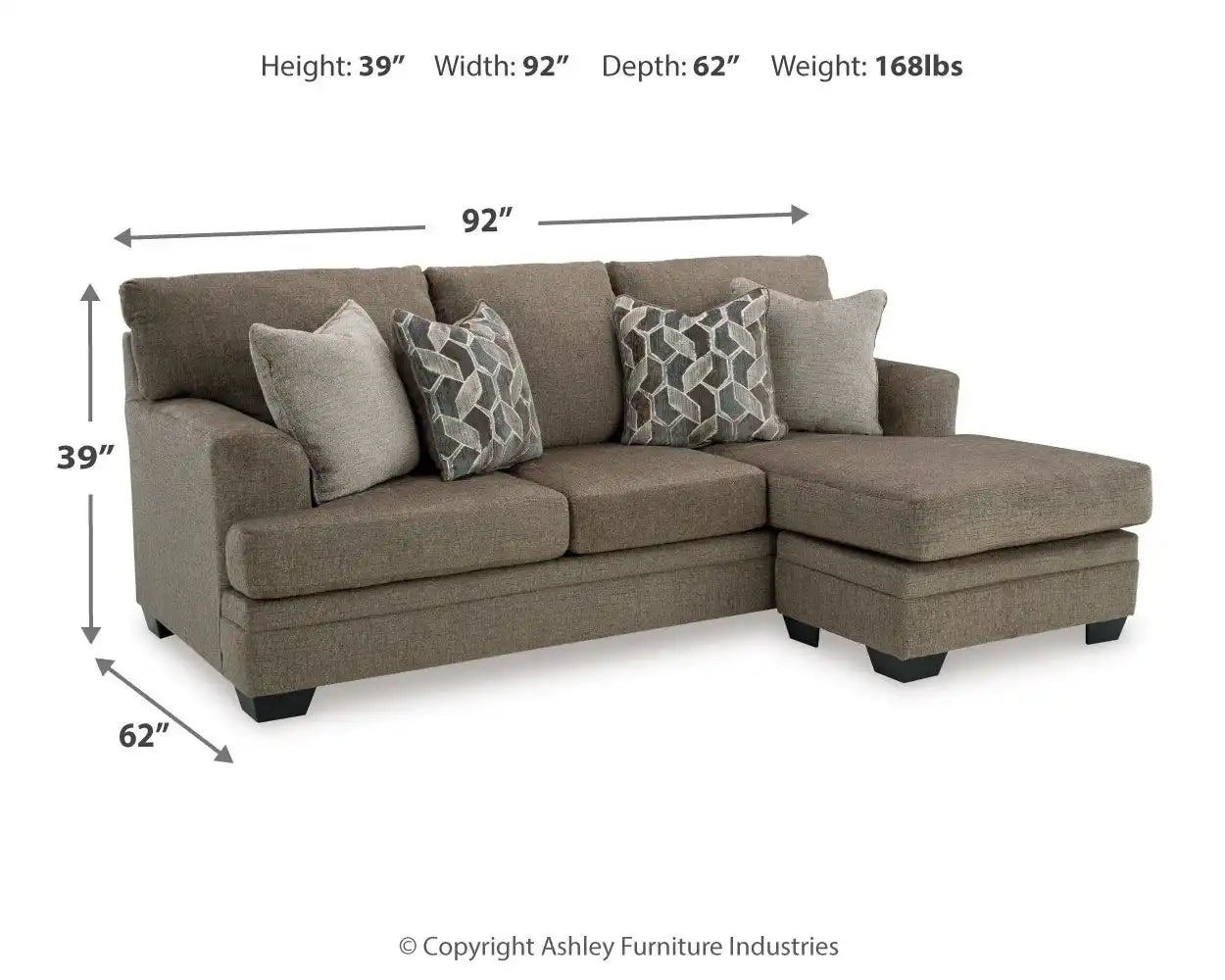 Stonemeade - Sofa Chaise - Best Buy Furniture