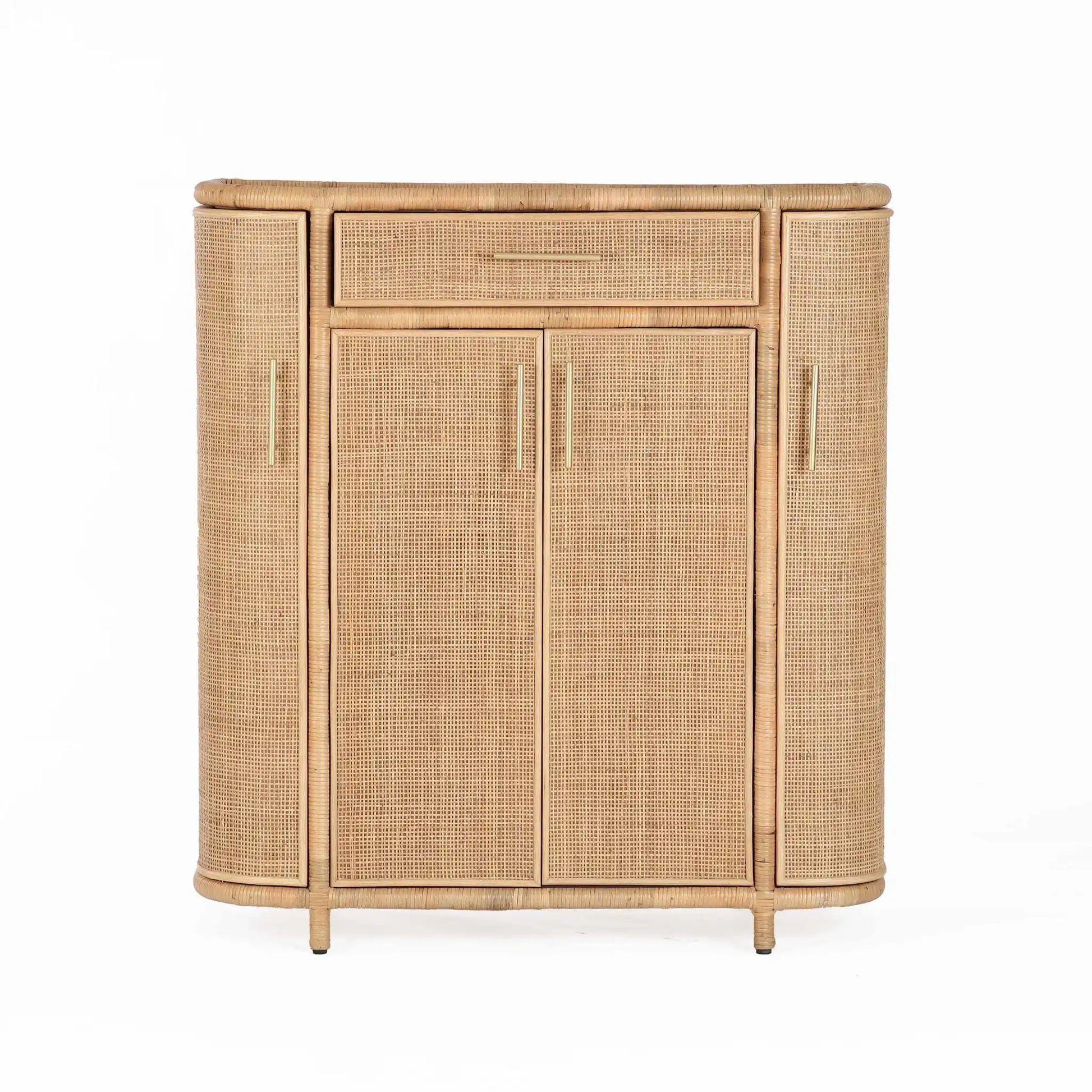 Tarot - Rattan Bar Cabinet - Natural - Best Buy Furniture