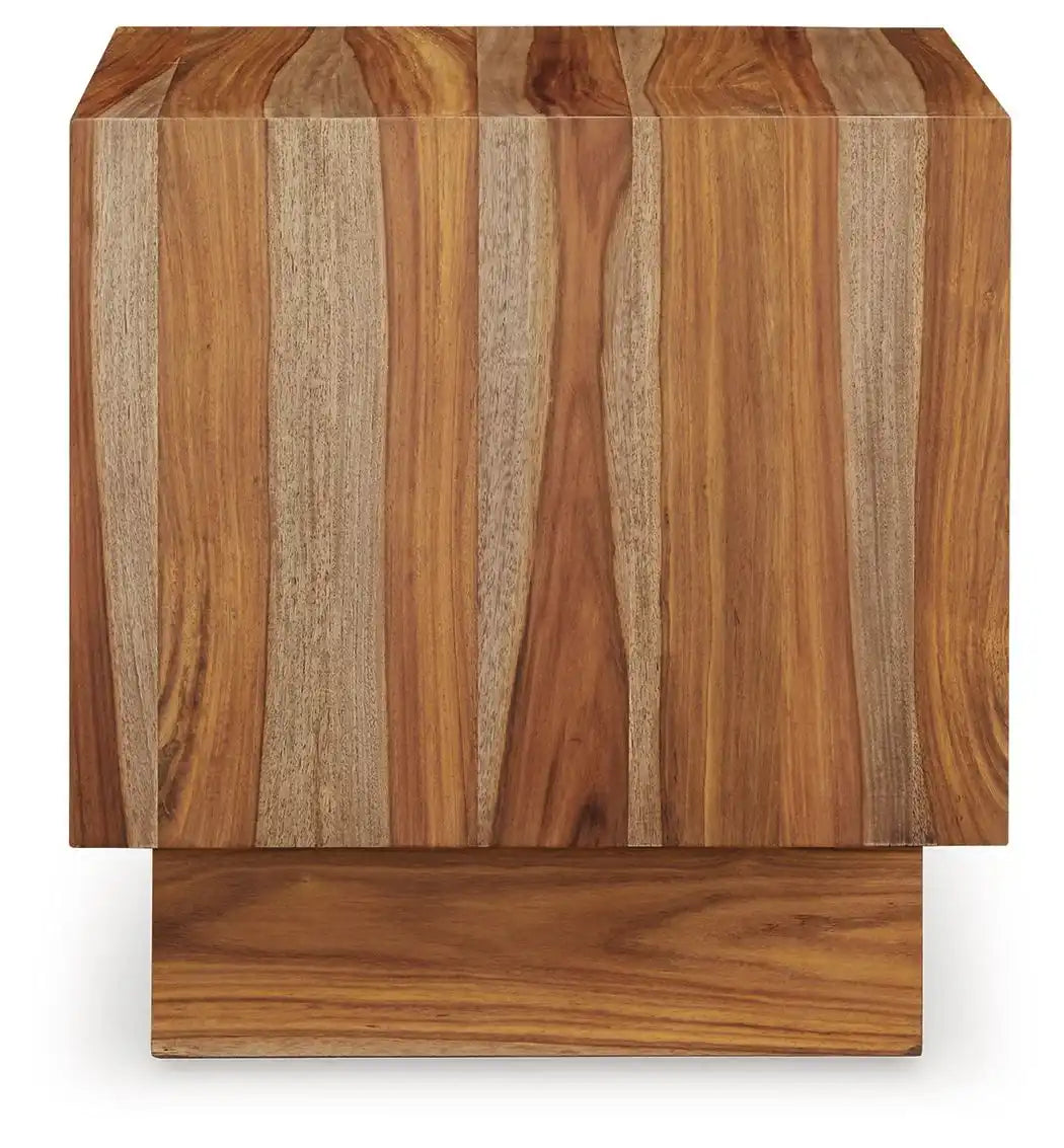 Dressonni - Square End Table - Brown - Best Buy Furniture