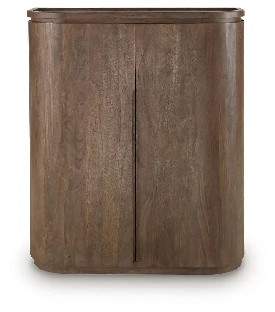 Landermont - Bar Cabinet - Medium Brown - Best Buy Furniture
