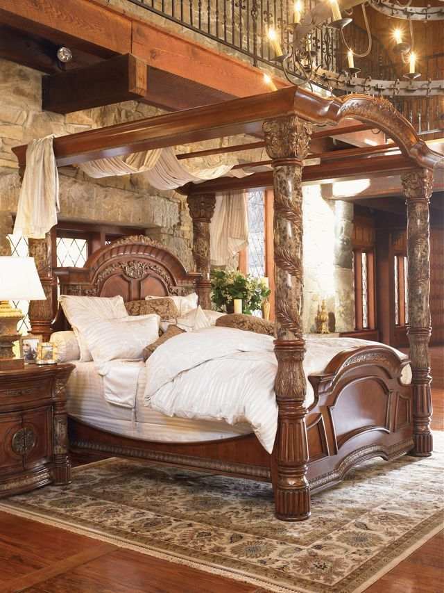 Villa Valencia - Canopy Bed - Best Buy Furniture