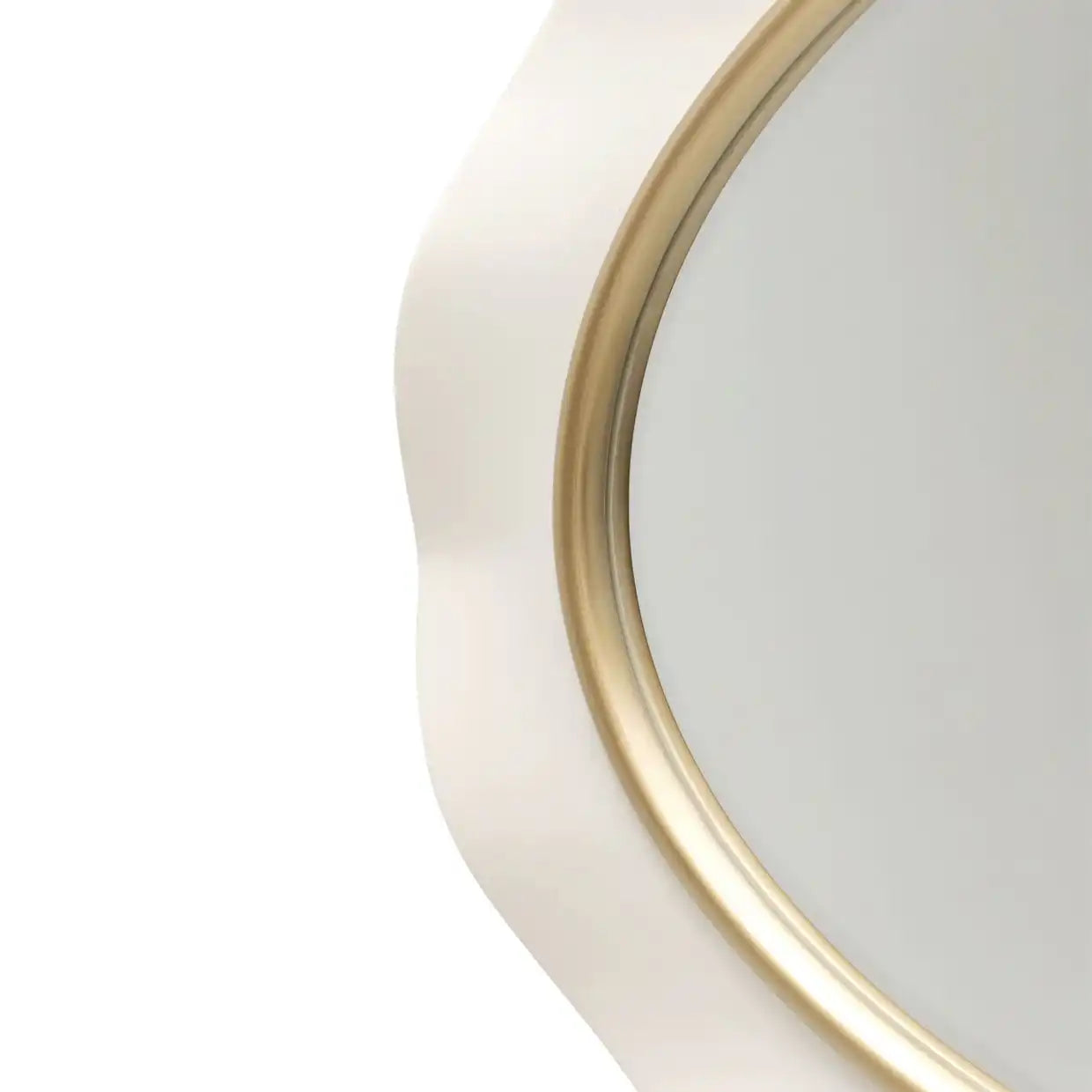 La Terrazza - Wall Mirror - Creamy Pearl - Best Buy Furniture