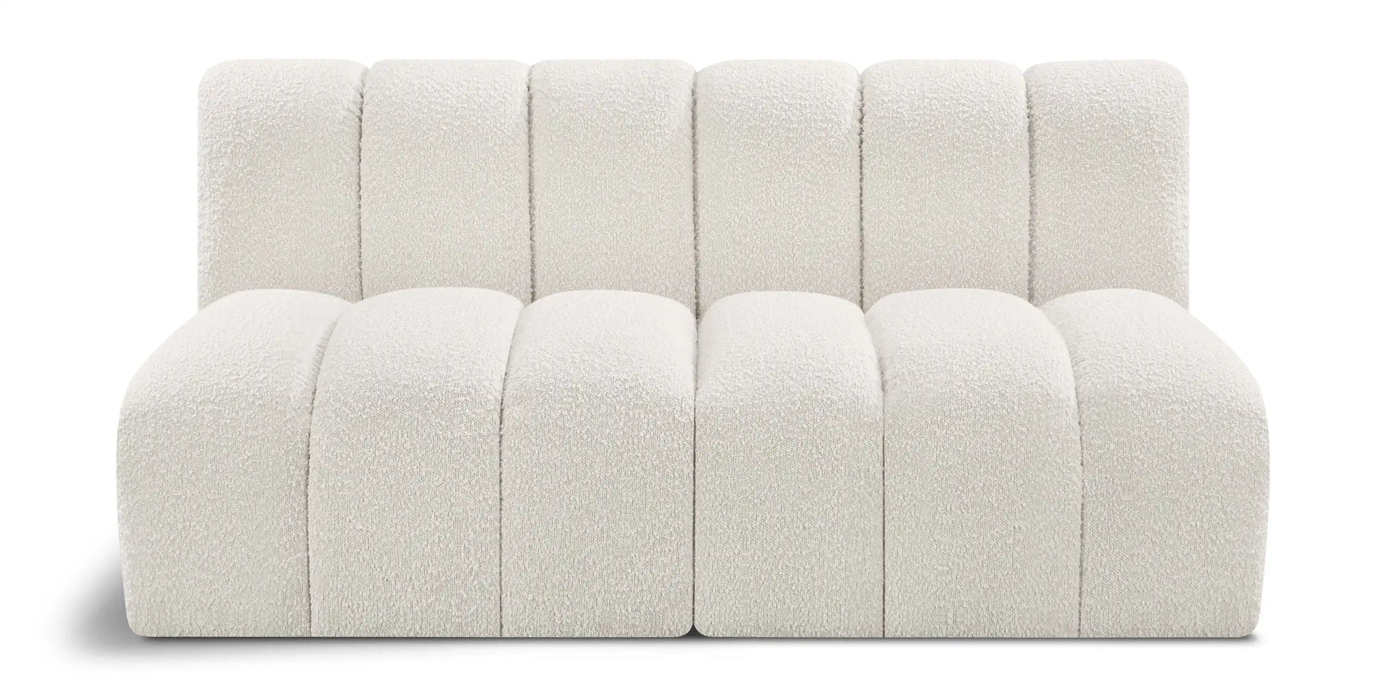 Arc - Boucle Fabric 2 Seats Modular Sofa - Best Buy Furniture