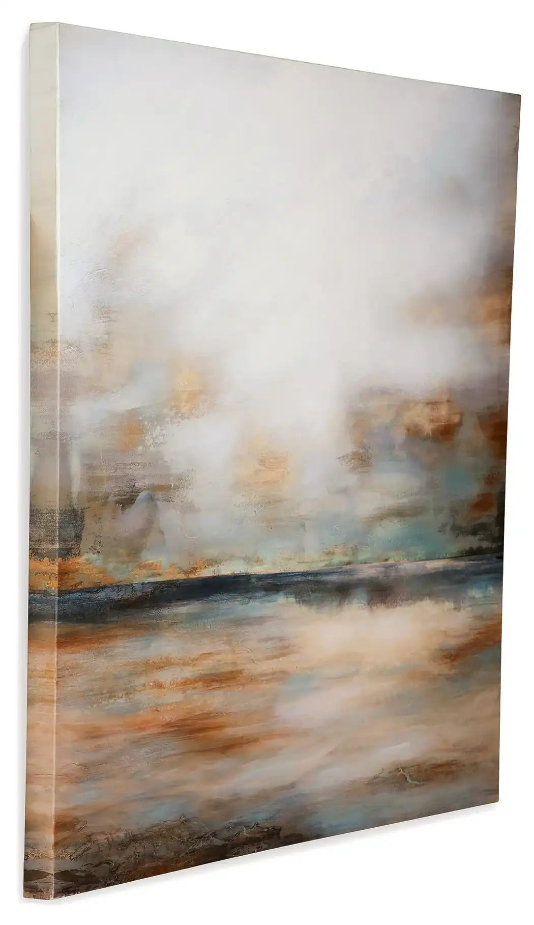 Weatheridge - Wall Art - Grey / Gold - Best Buy Furniture