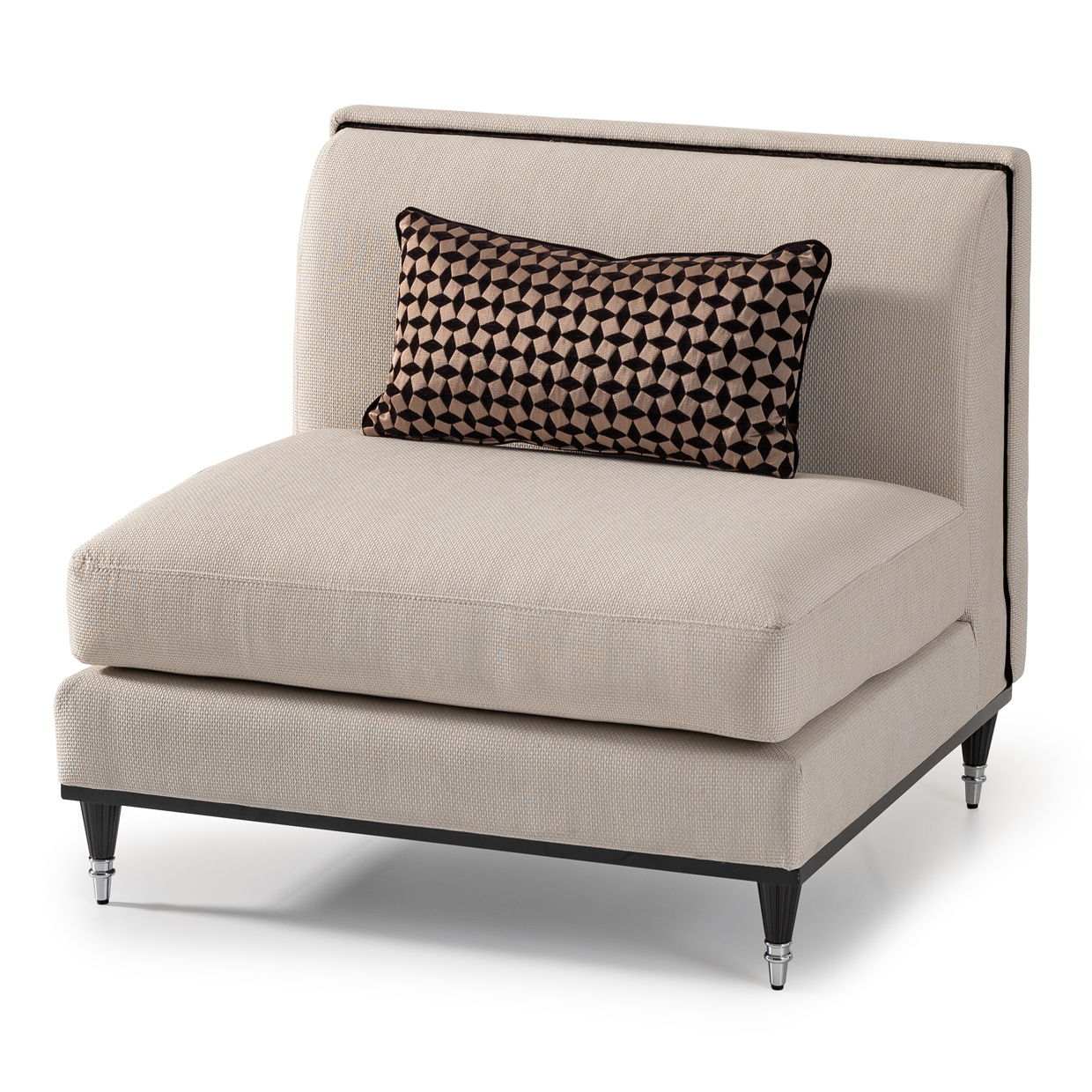 La Francaise - Armless Accent Chair - Best Buy Furniture