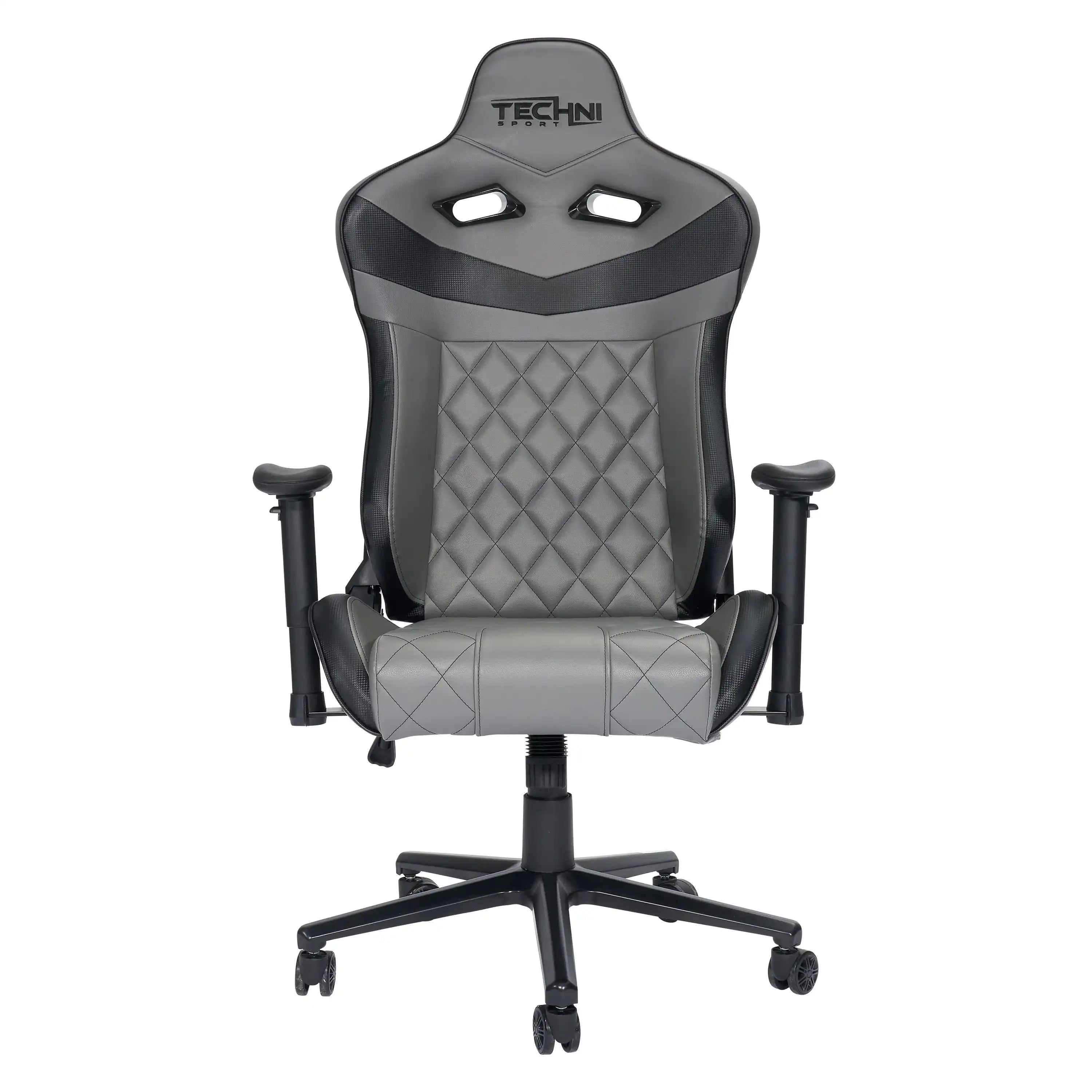 Techni Sport XL Ergonomic Gaming Chair , Grey - Best Buy Furniture