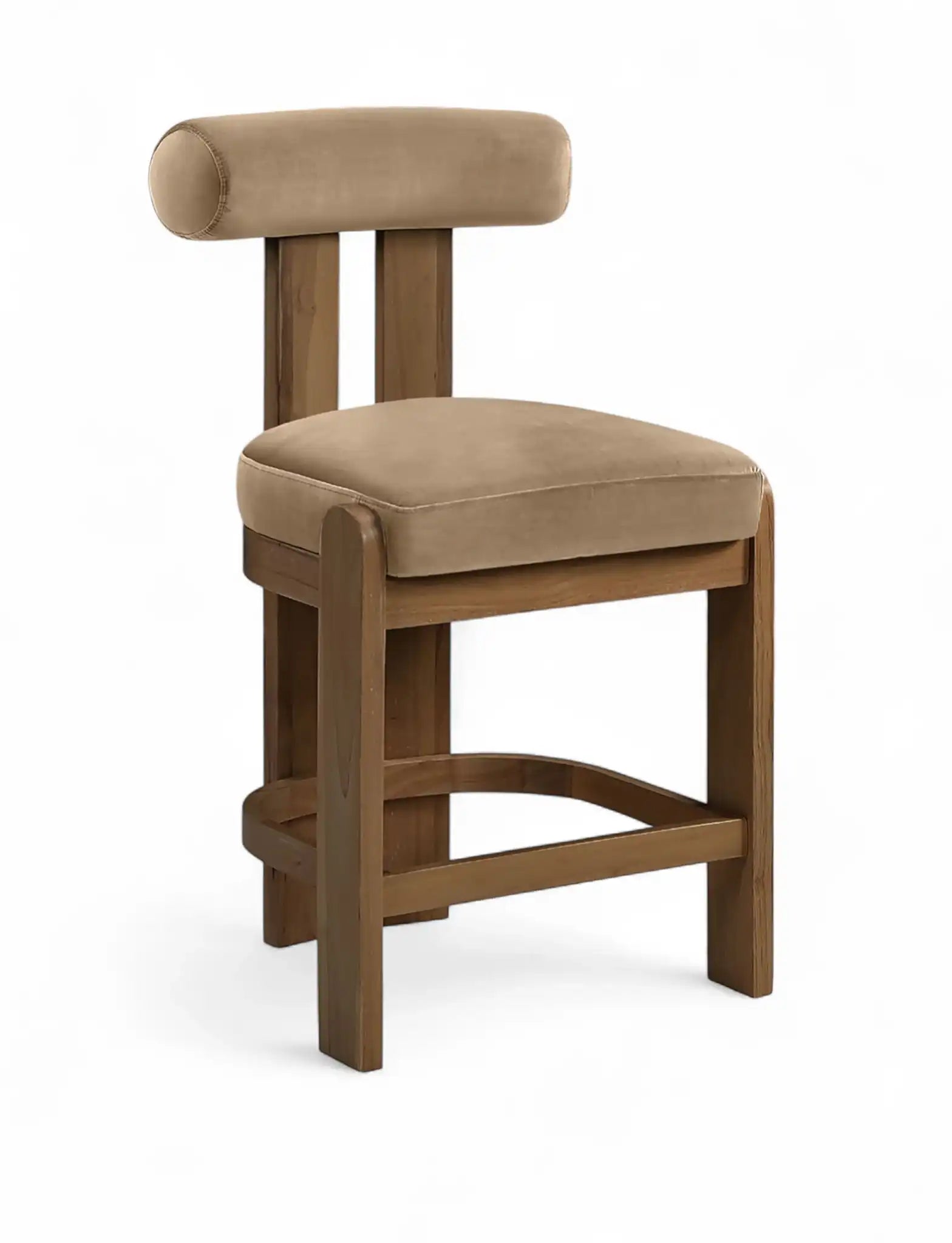Arienzo - Velvet Upholstered Counter Stool (Set of 2) - Best Buy Furniture