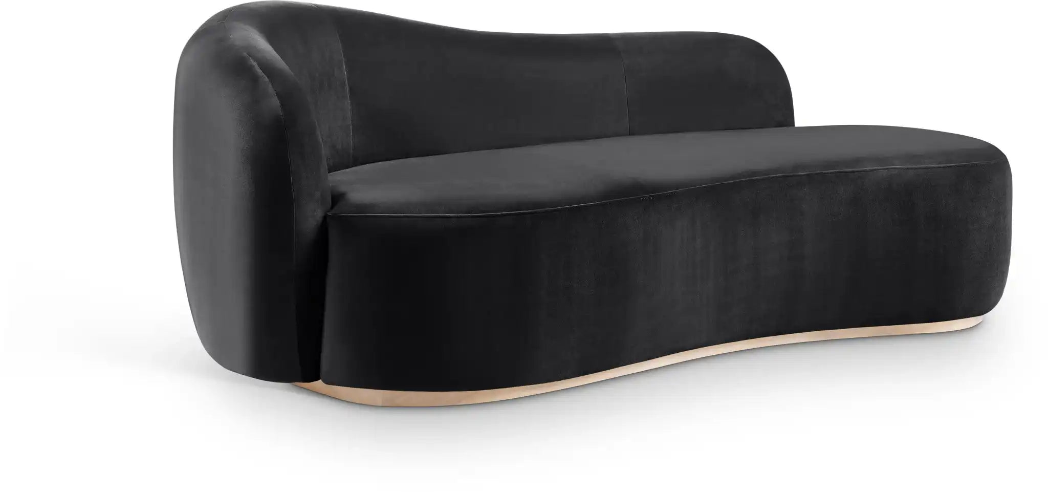 Gustavo - Velvet Upholstered Chaise - Best Buy Furniture