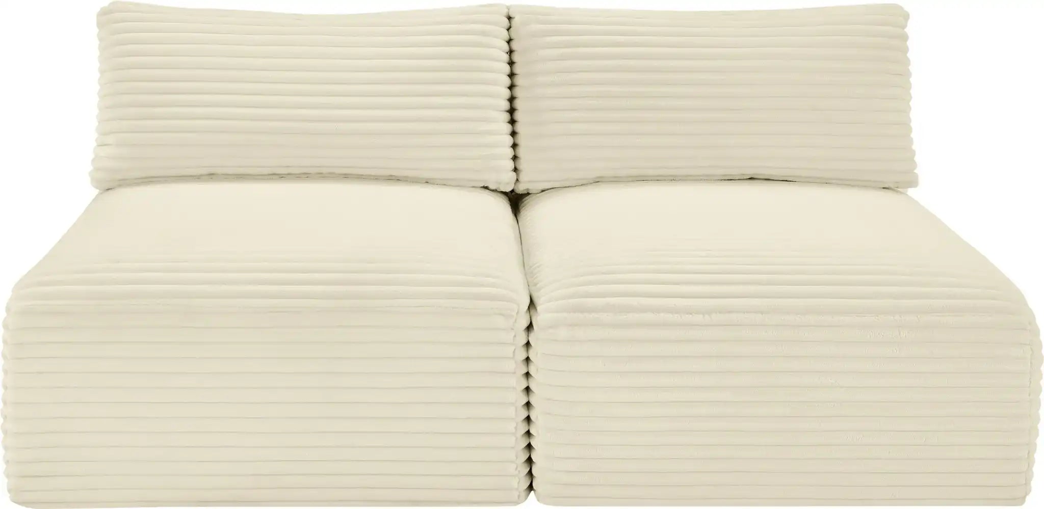 Shaggy - 2 Seat Modular Armless Sofa