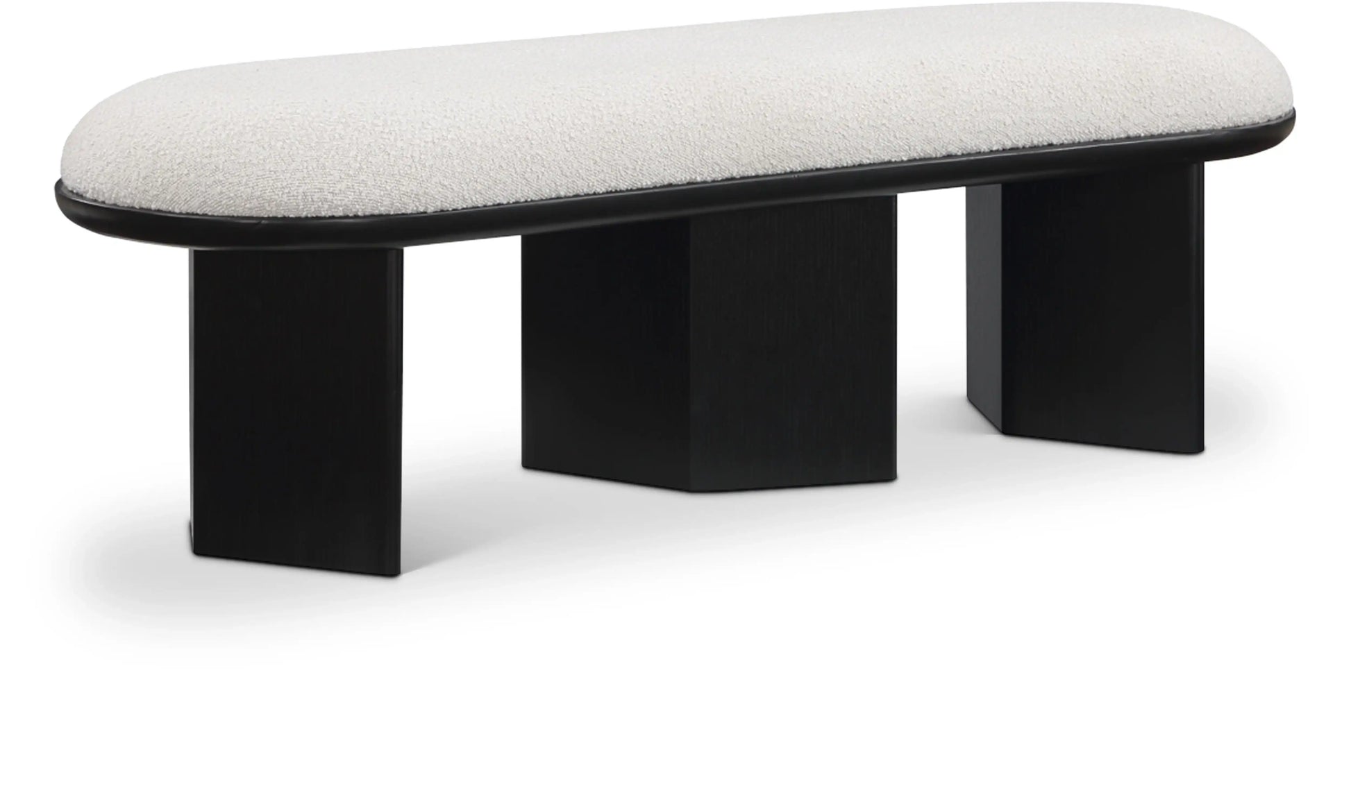 Wilshire - Bench With Black Base - Best Buy Furniture