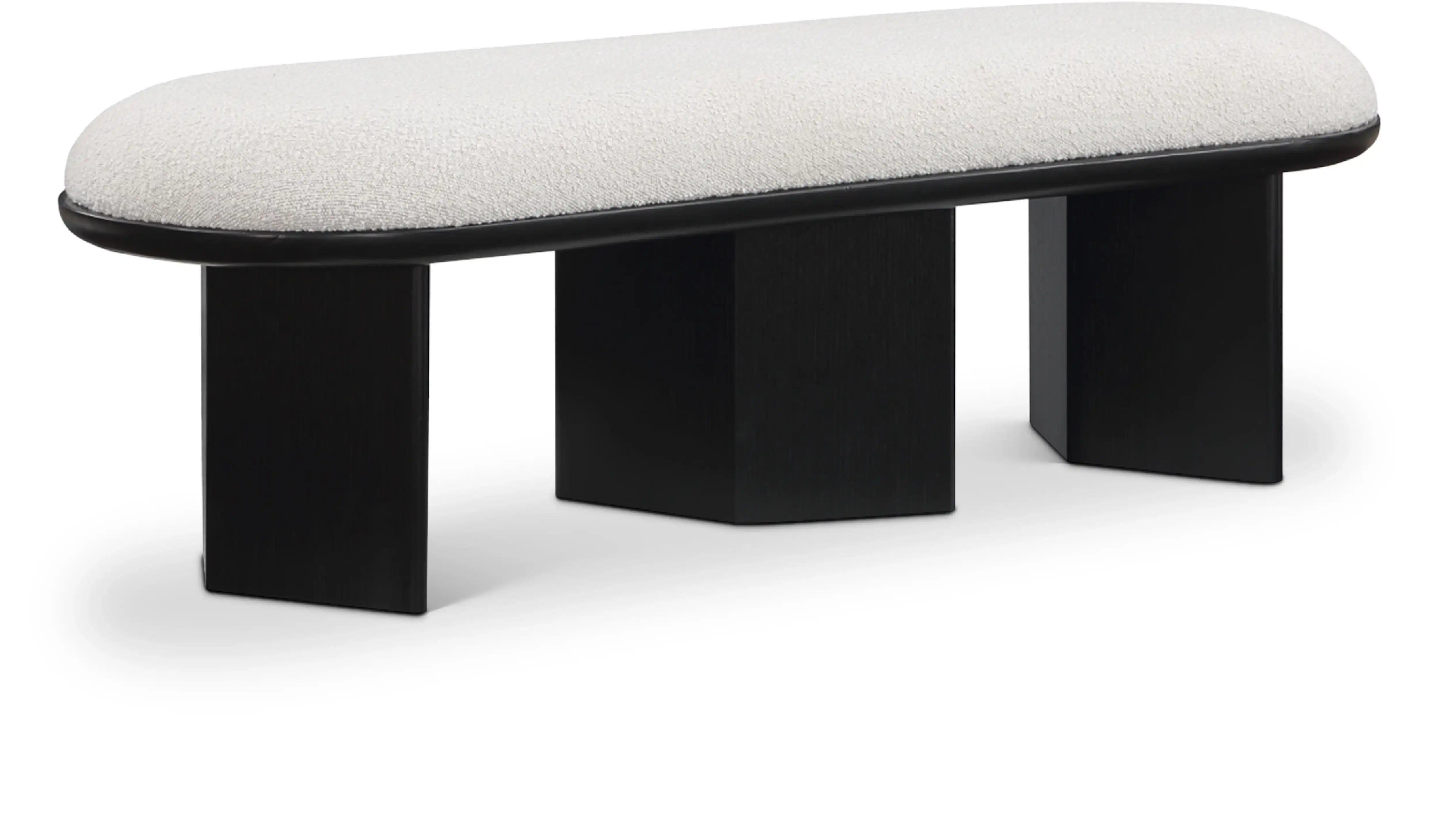 Wilshire - Bench With Black Base - Best Buy Furniture