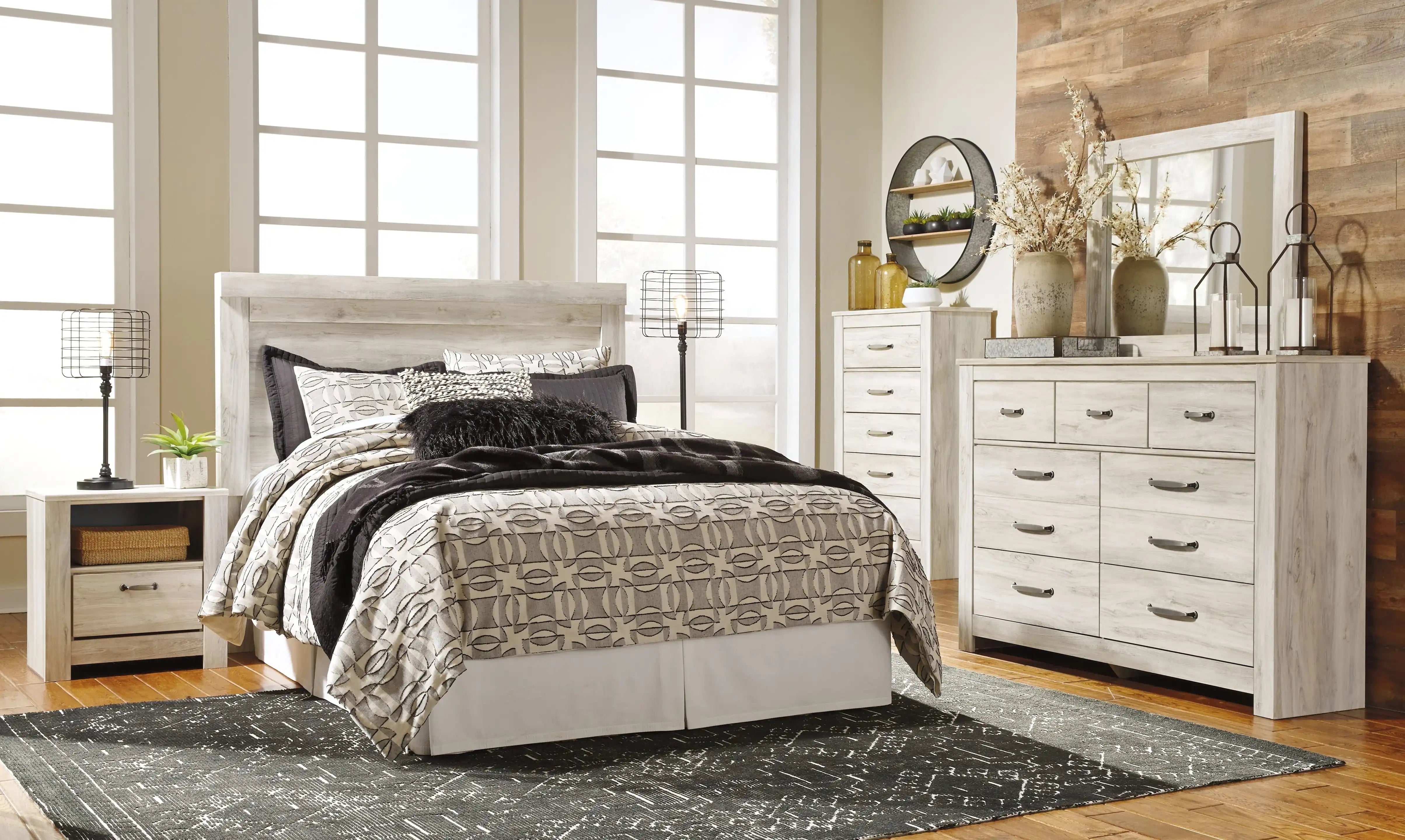 Bellaby - Panel Headboard With Bolt On Metal Frame - Best Buy Furniture
