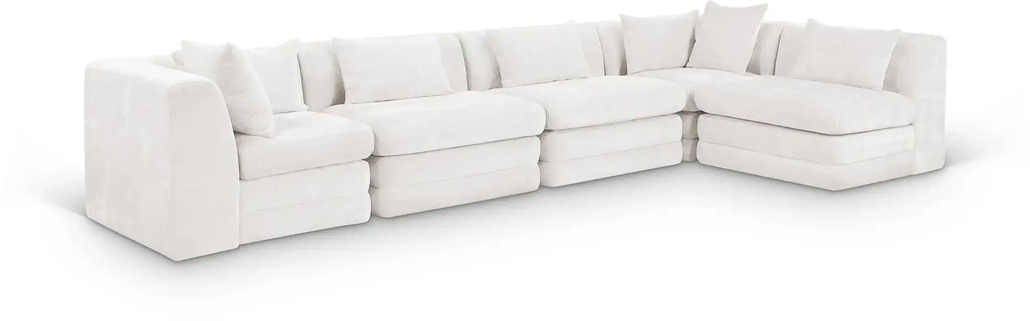 Stellar - 5 Piece Upholstered Modular Sectional - Best Buy Furniture