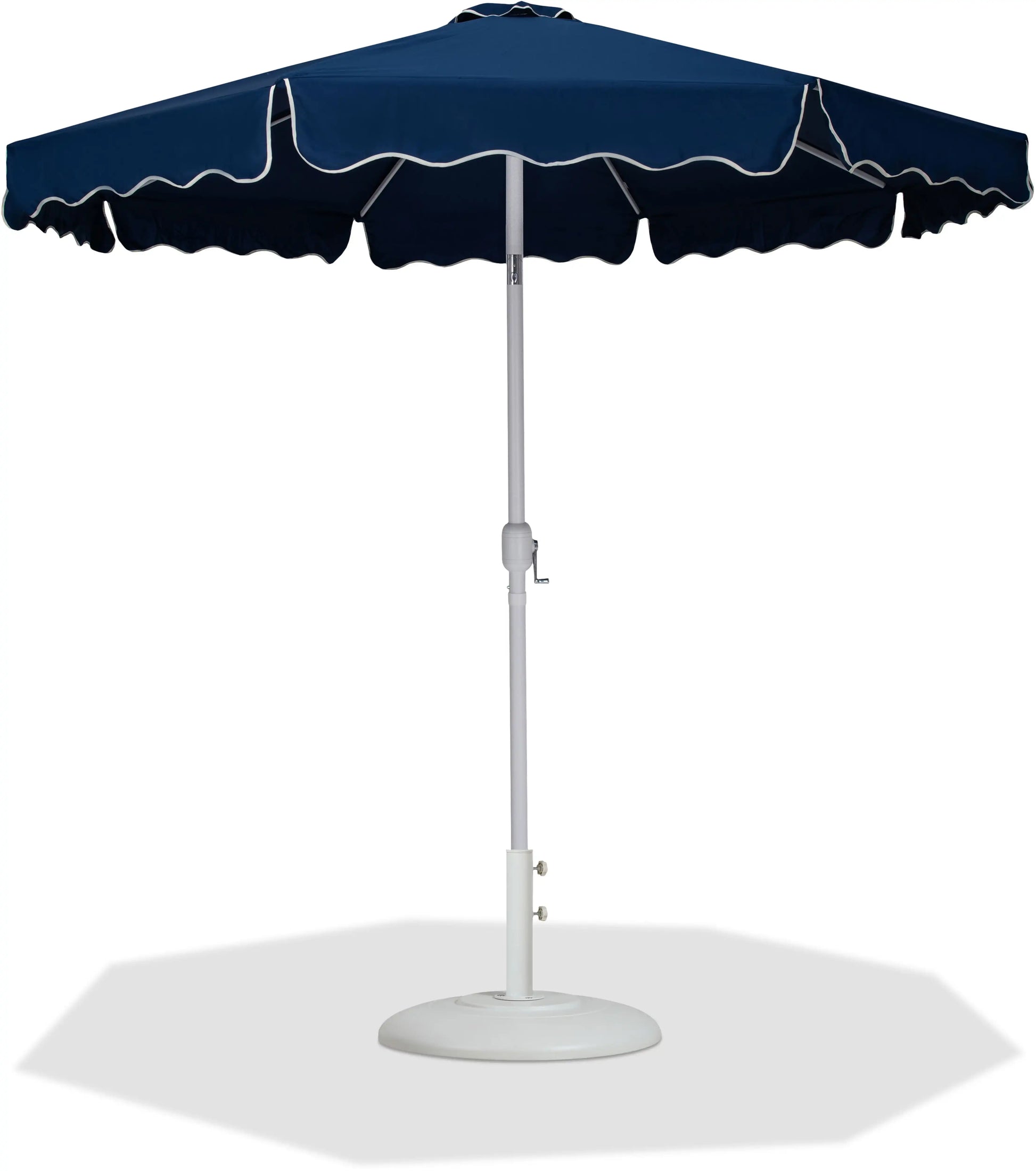 Amalfi - Patio Umbrella - White Base / White Pole - Best Buy Furniture
