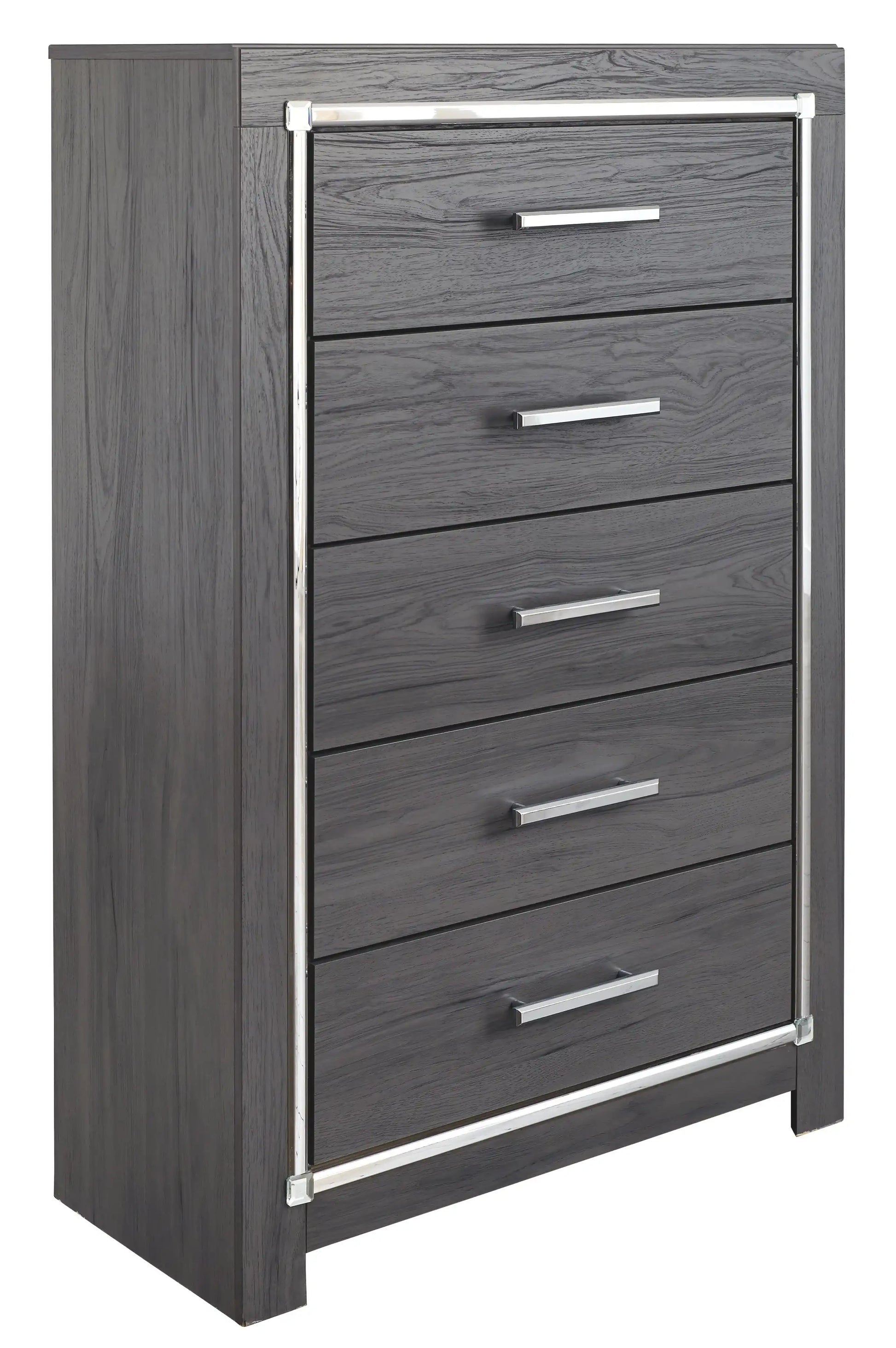 Lodanna - Five Drawer Chest - Gray - Best Buy Furniture