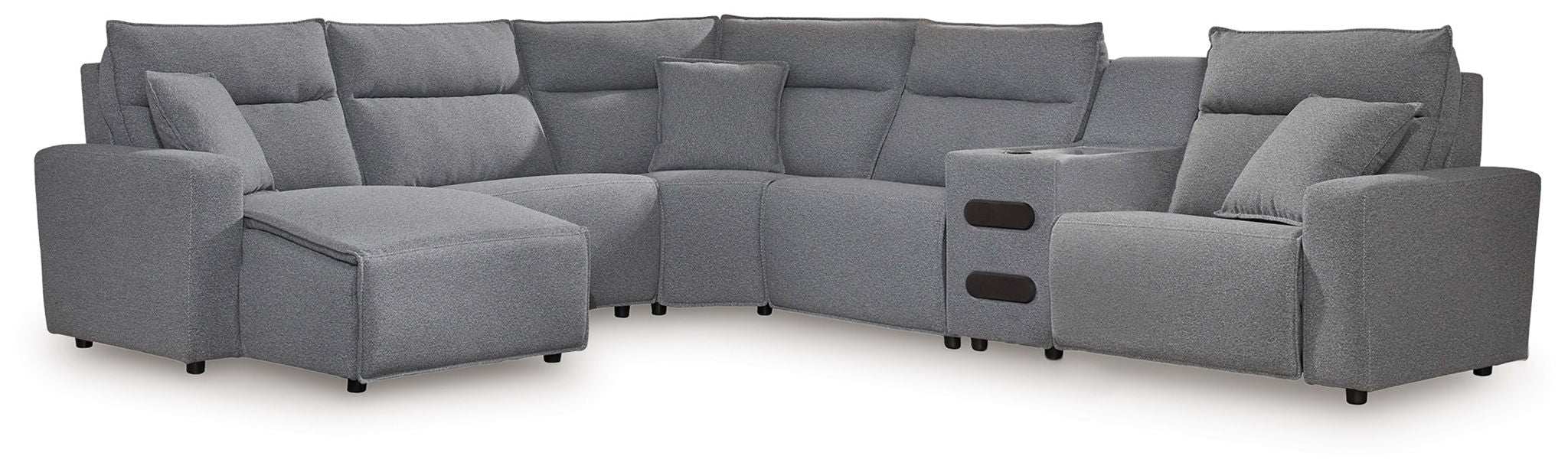 ModMax II - Salt And Pepper - Reclining Sectional - Best Buy Furniture