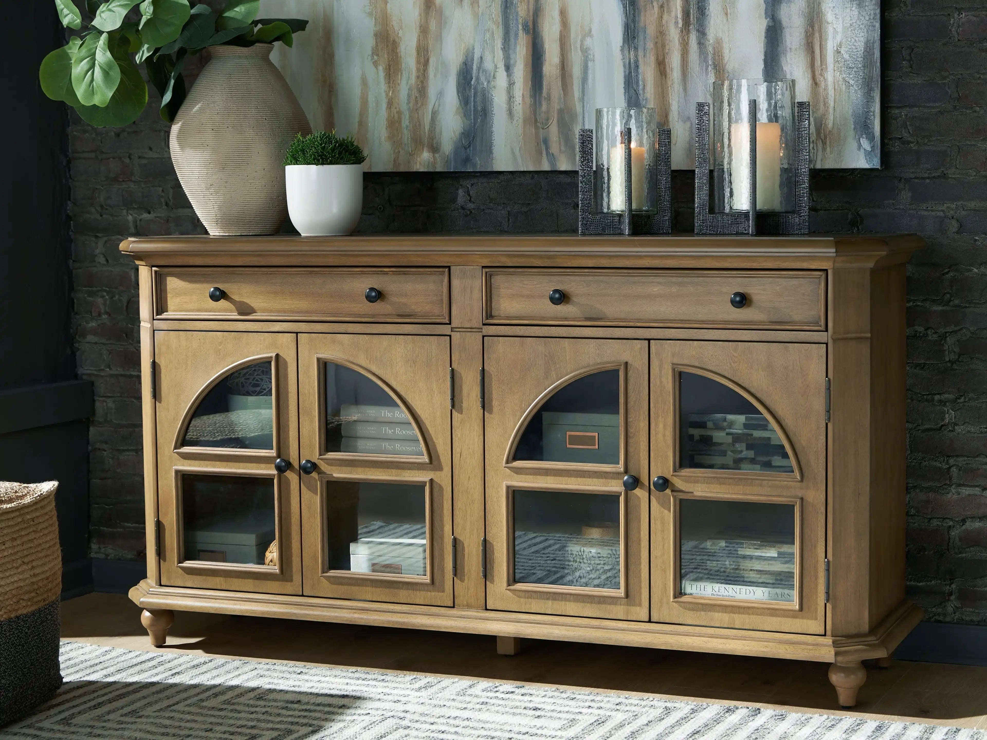 Barlomore - Accent Cabinet - Brown - Best Buy Furniture